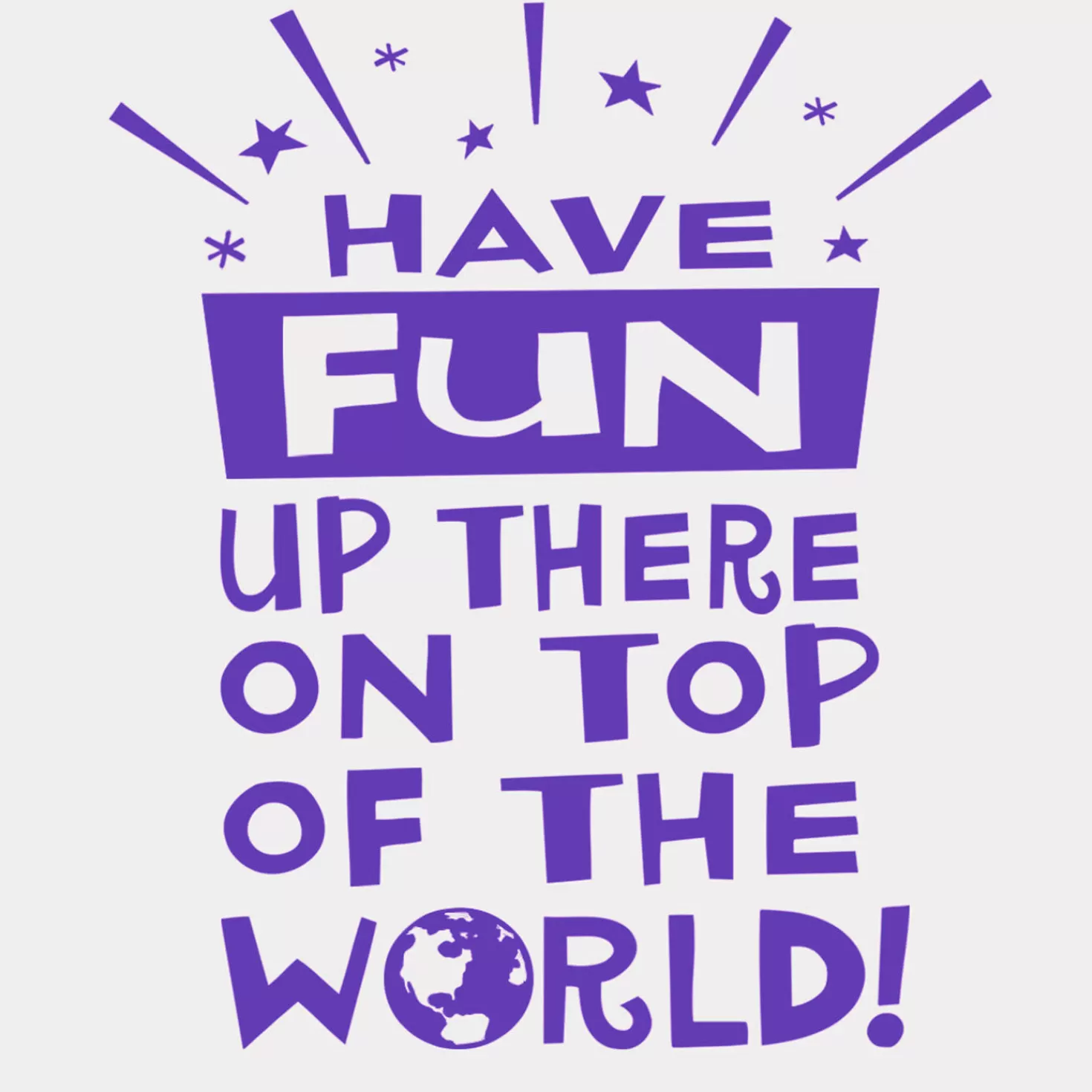 Clearance On Top Of The World! Junior High Graduation Card Graduation
