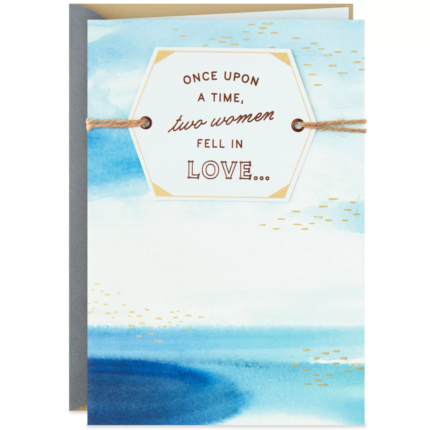 Anniversary>Hallmark Once Upon A Time Two Women Fell In Love Anniversary Card