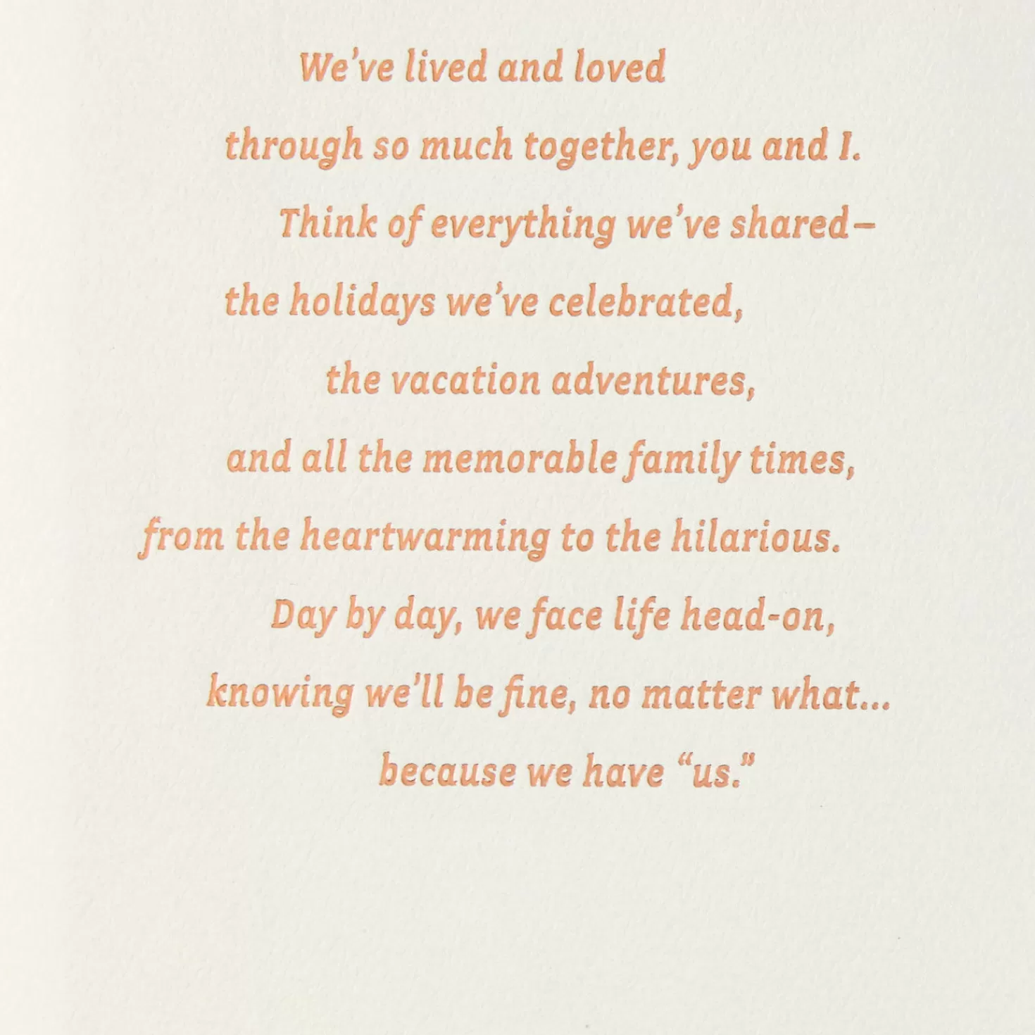 Anniversary>Hallmark One And Only Us Anniversary Card