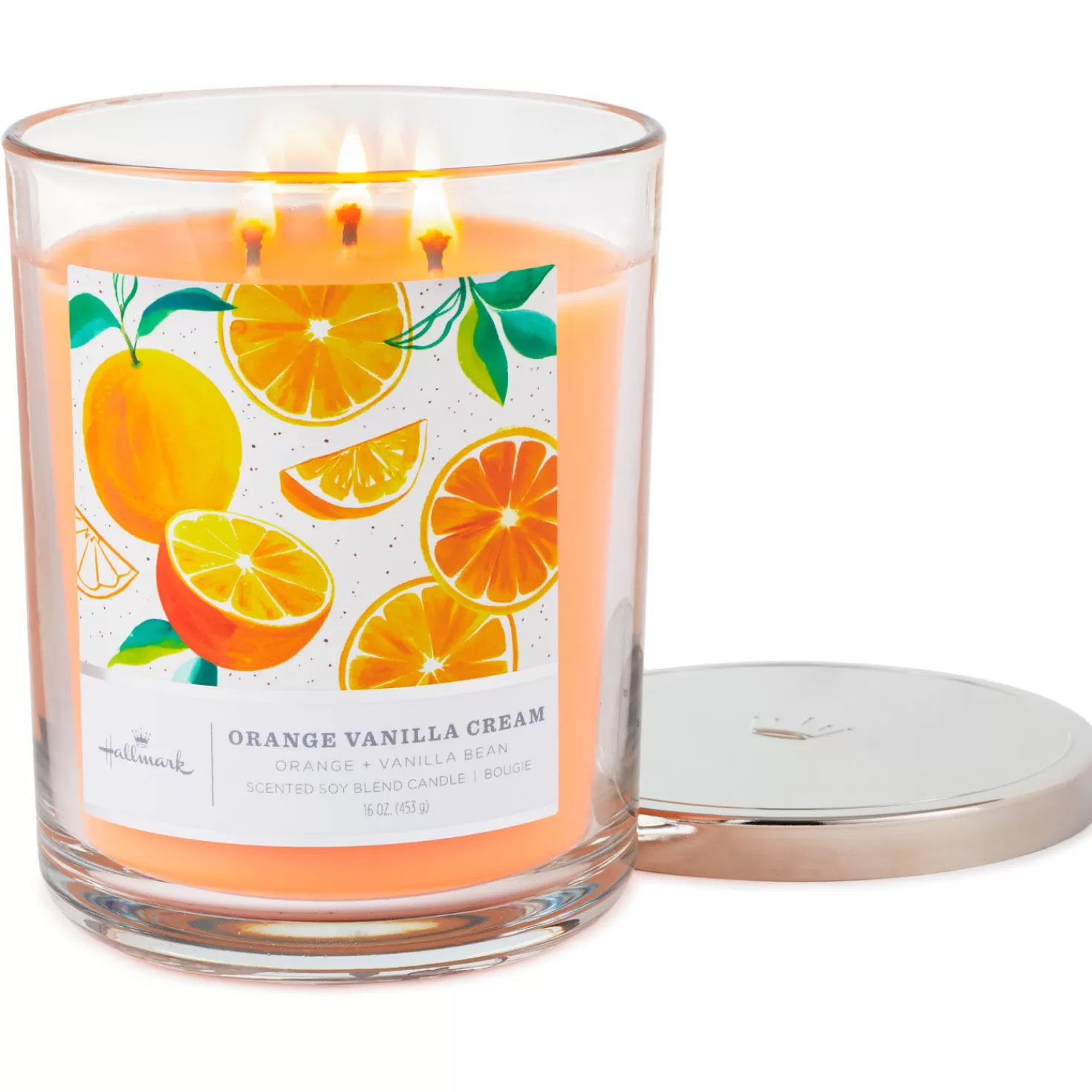 Fashion Orange Vanilla Cream 3-Wick Jar Candle, 16 Oz. Retirement