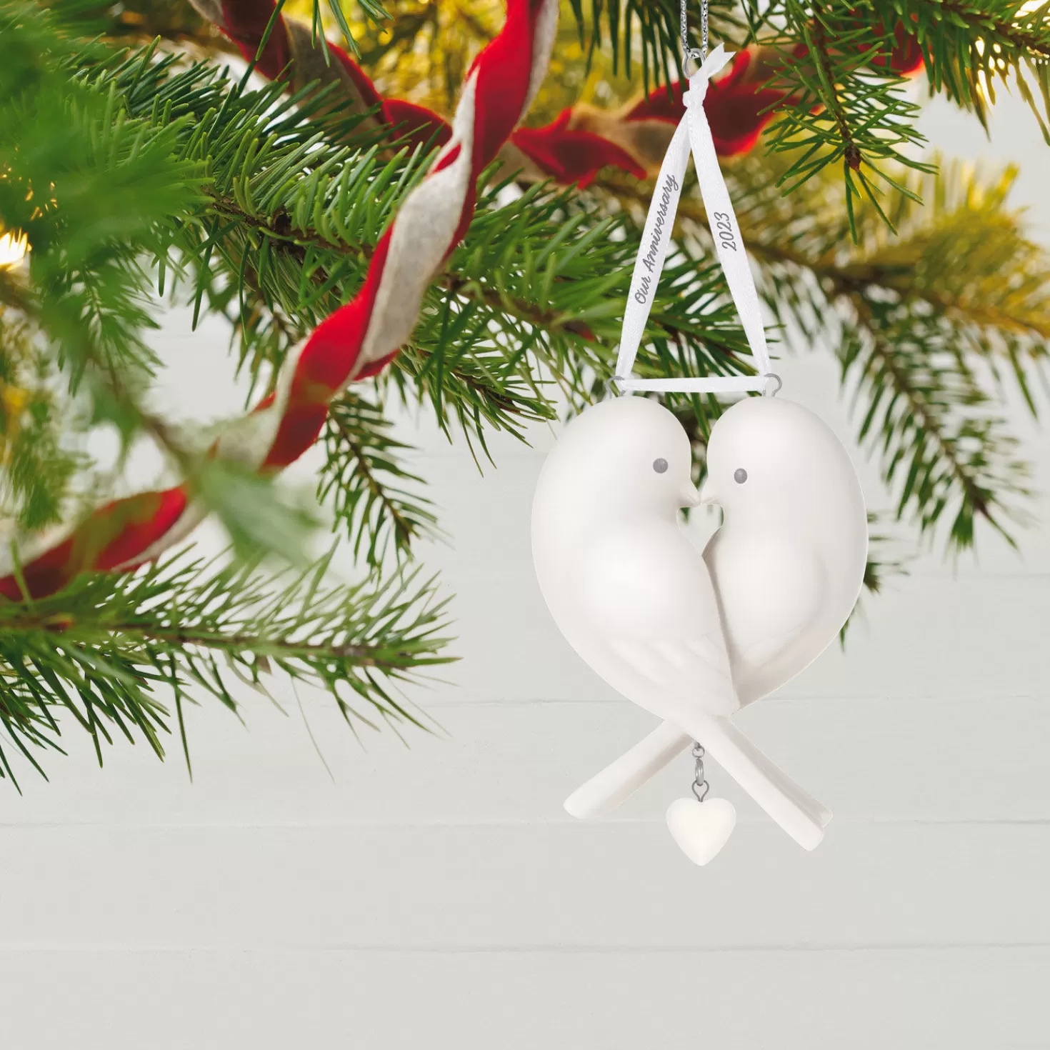 Anniversary>Hallmark Our Anniversary 2023 Porcelain Ornament