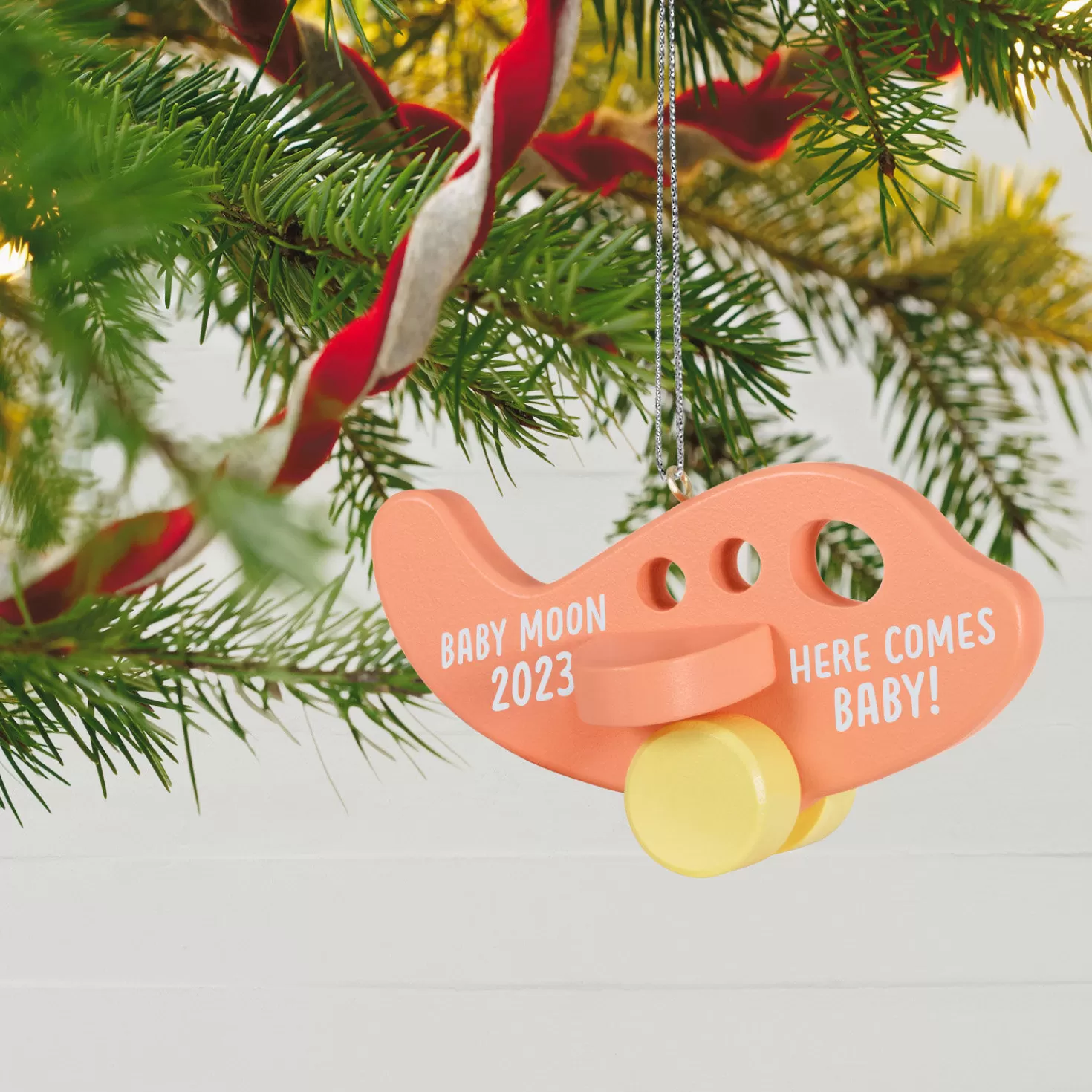 Online Our Babymoon 2023 Wood Ornament Baby