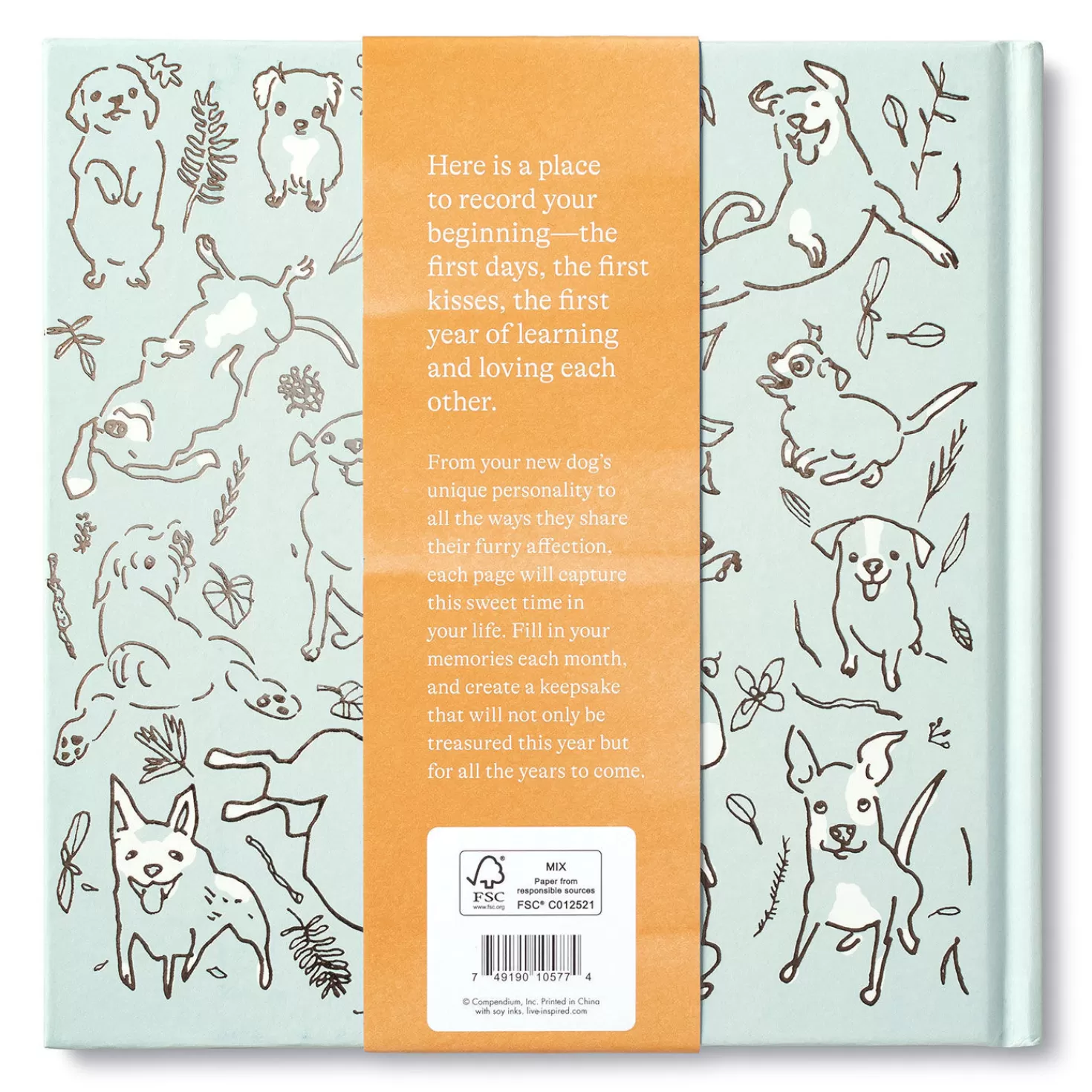 Shop Our First Year Together: A Memory Keeper For Your New Dog Book Congratulations