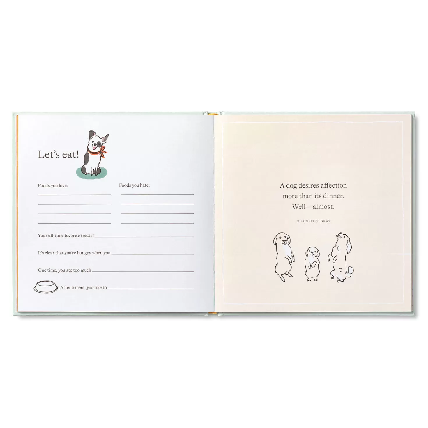 Shop Our First Year Together: A Memory Keeper For Your New Dog Book Congratulations