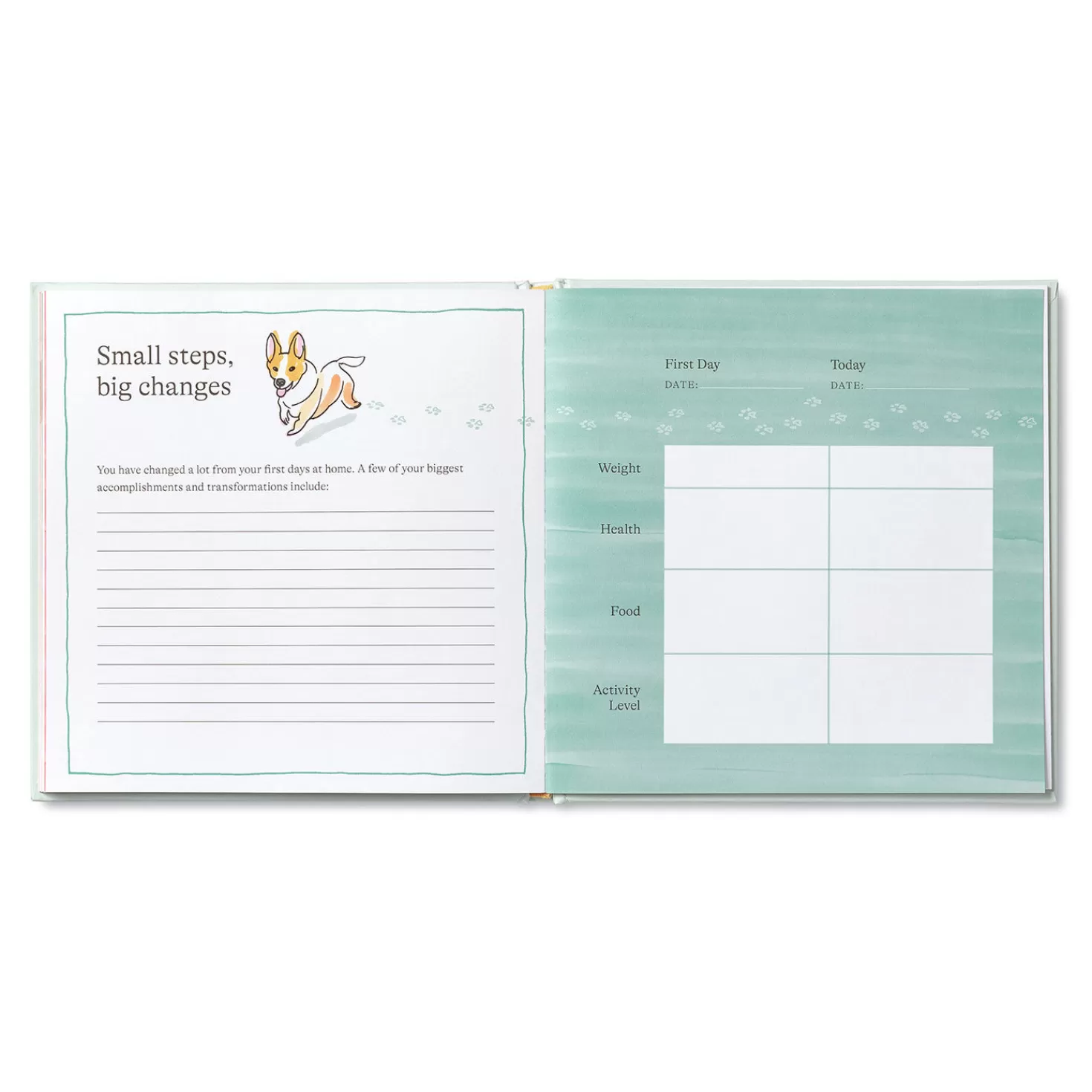Shop Our First Year Together: A Memory Keeper For Your New Dog Book Congratulations