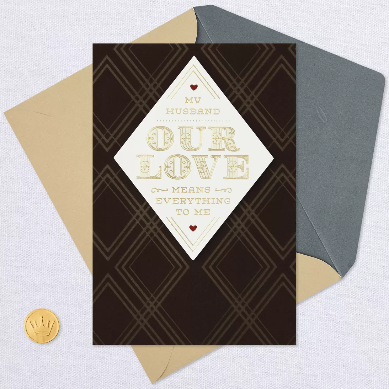 Anniversary>Hallmark Our Love Means Everything To Me Anniversary Card For Husband
