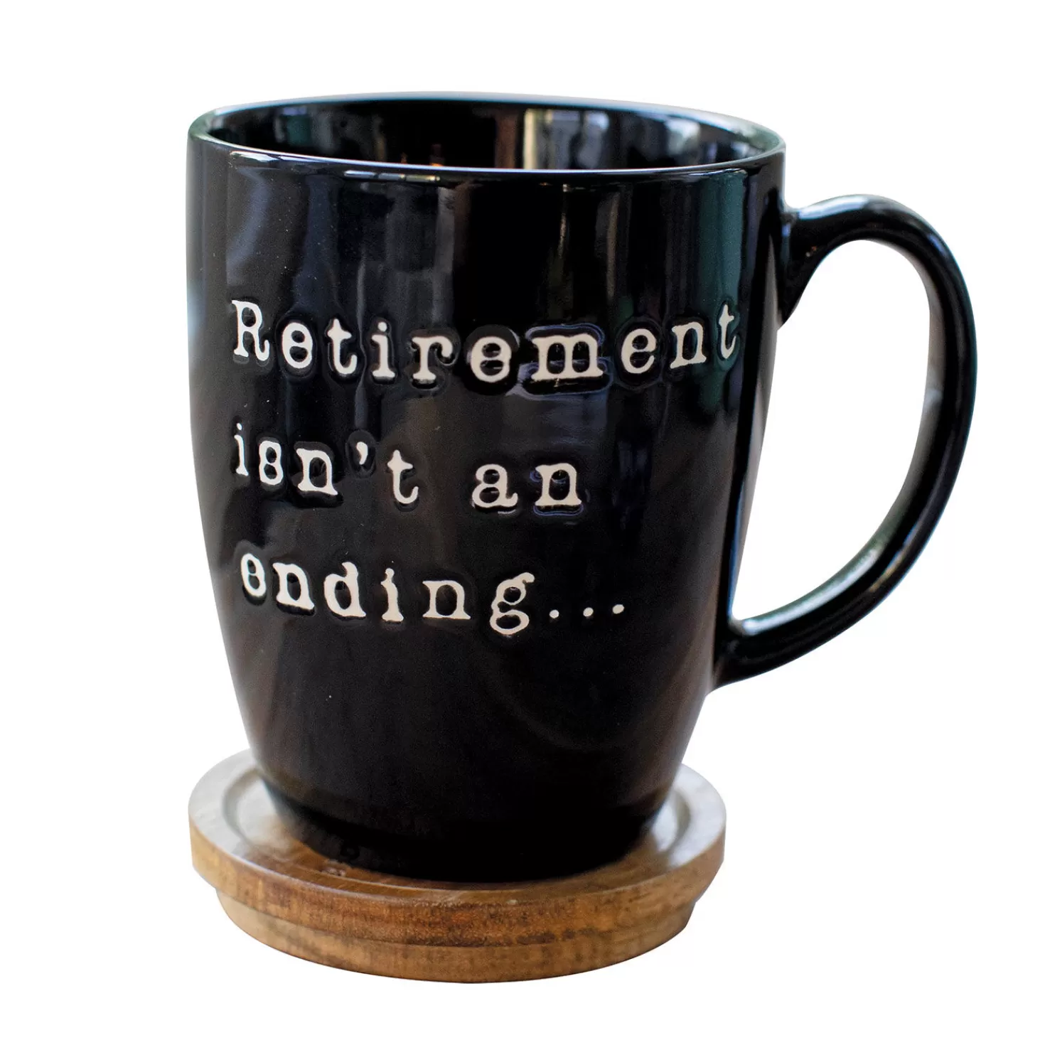 Sale Our Name Is Mud Retirement Mug With Lid, 16 Oz. Retirement