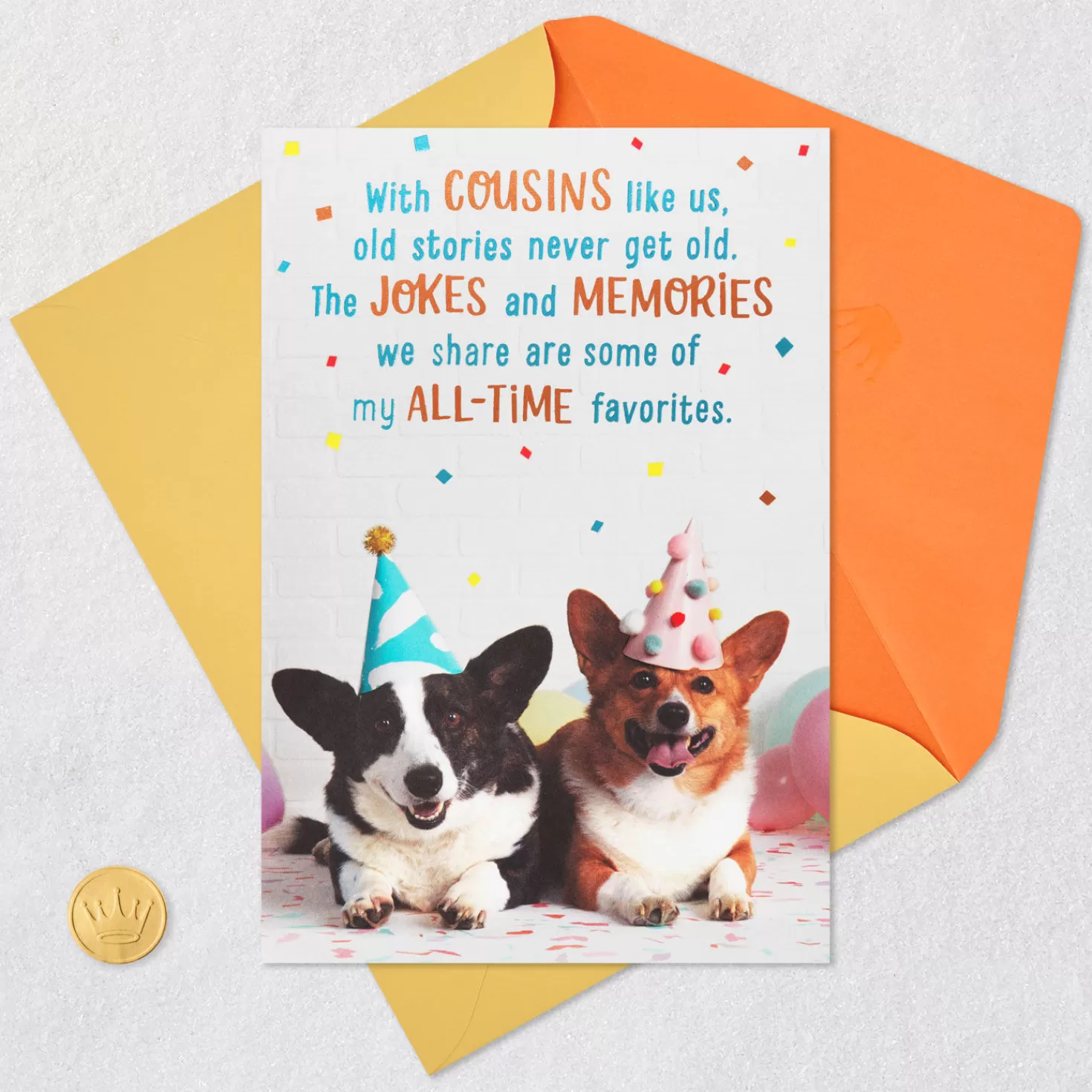 Birthday>Hallmark Our Stories Never Get Old Birthday Card For Cousin