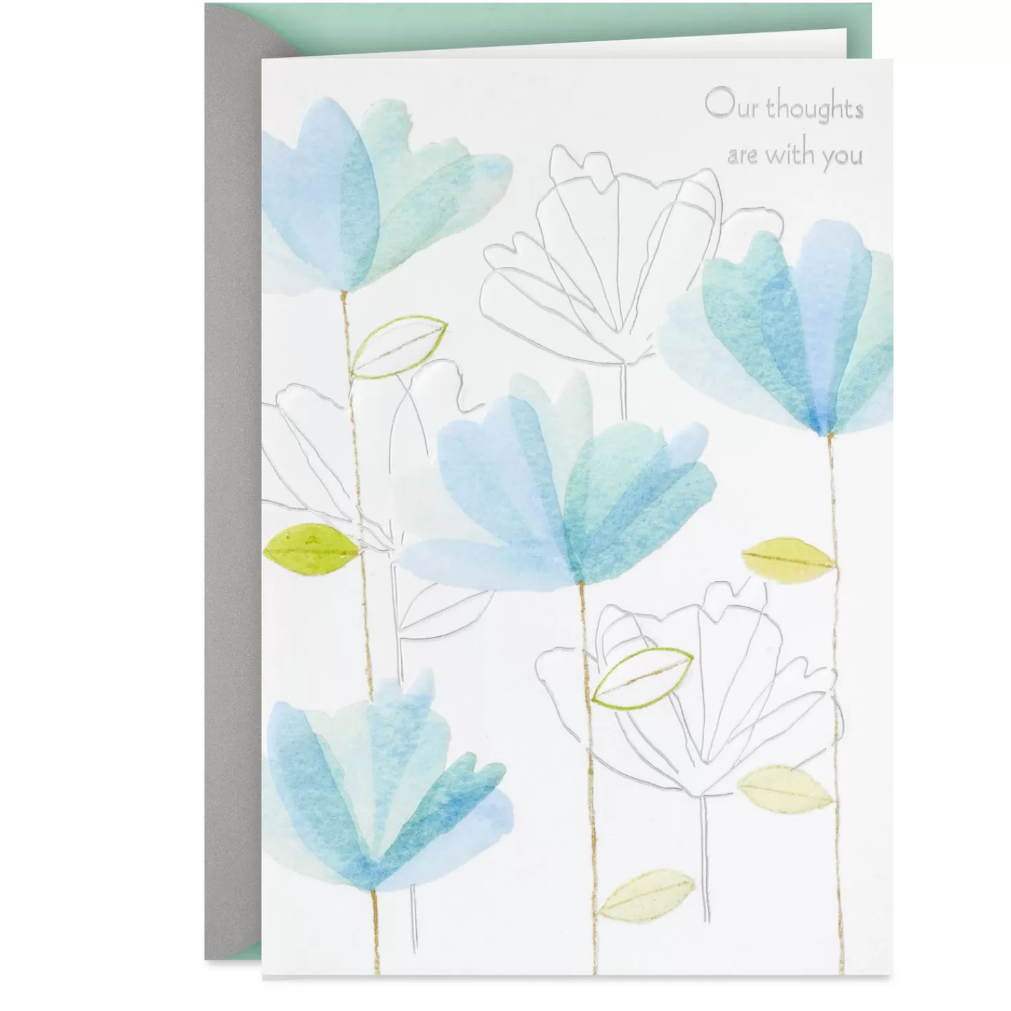 Cheap Our Thoughts Are With You Sympathy Card Sympathy