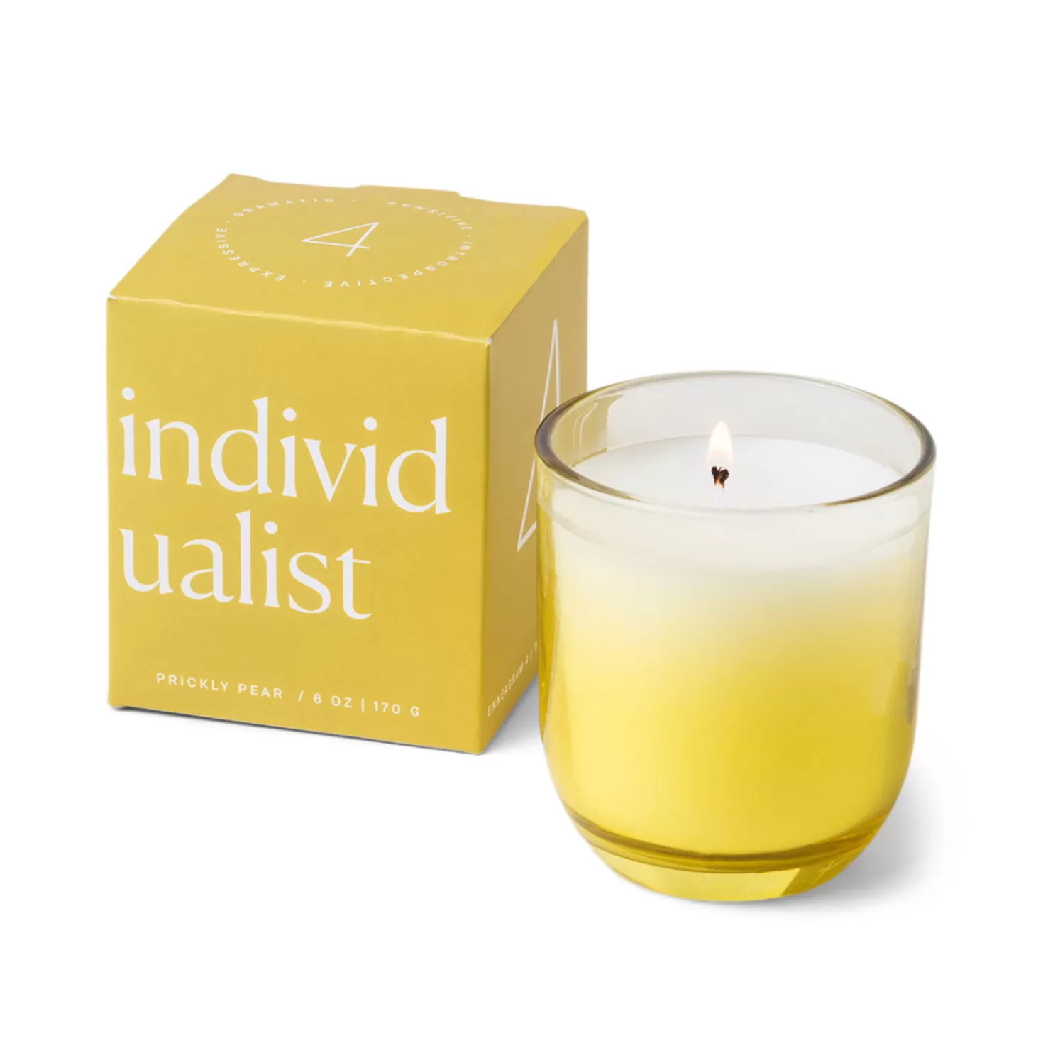 Fashion Paddywax Enneagram Individualist Prickly Spiced Pear Jar Candle, 6 Oz. Encouragement