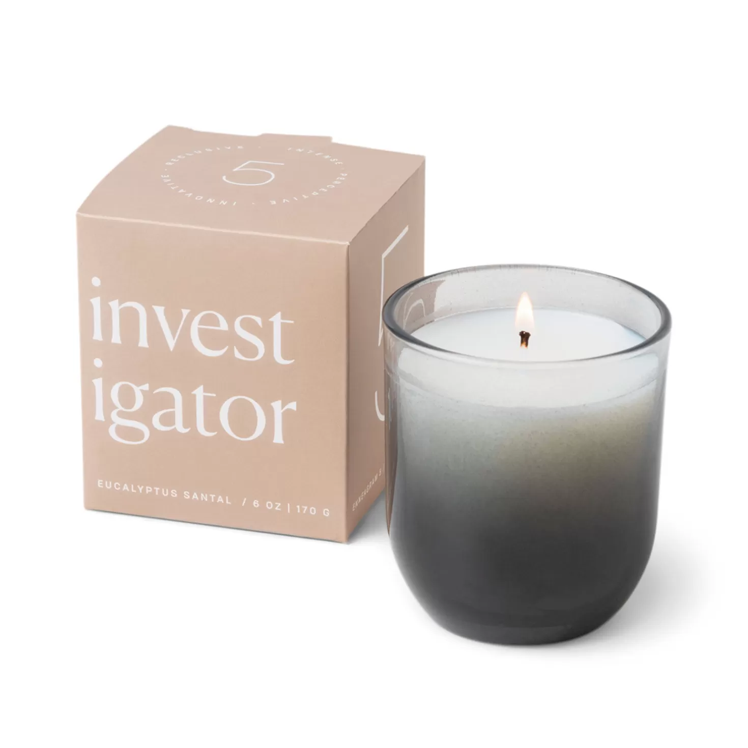 Hot Paddywax Enneagram Investigator Eucalyptus And Santal Jar Candle, 6 Oz. Encouragement