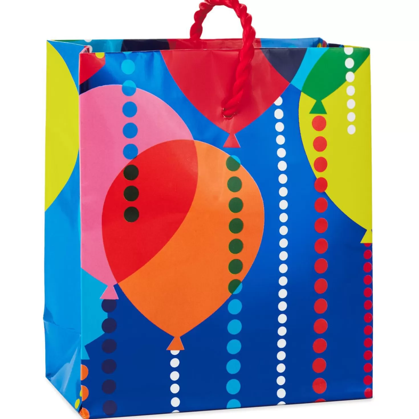 Birthday>Hallmark Party Balloons Gift Card Holder Mini Bag, 4.5"