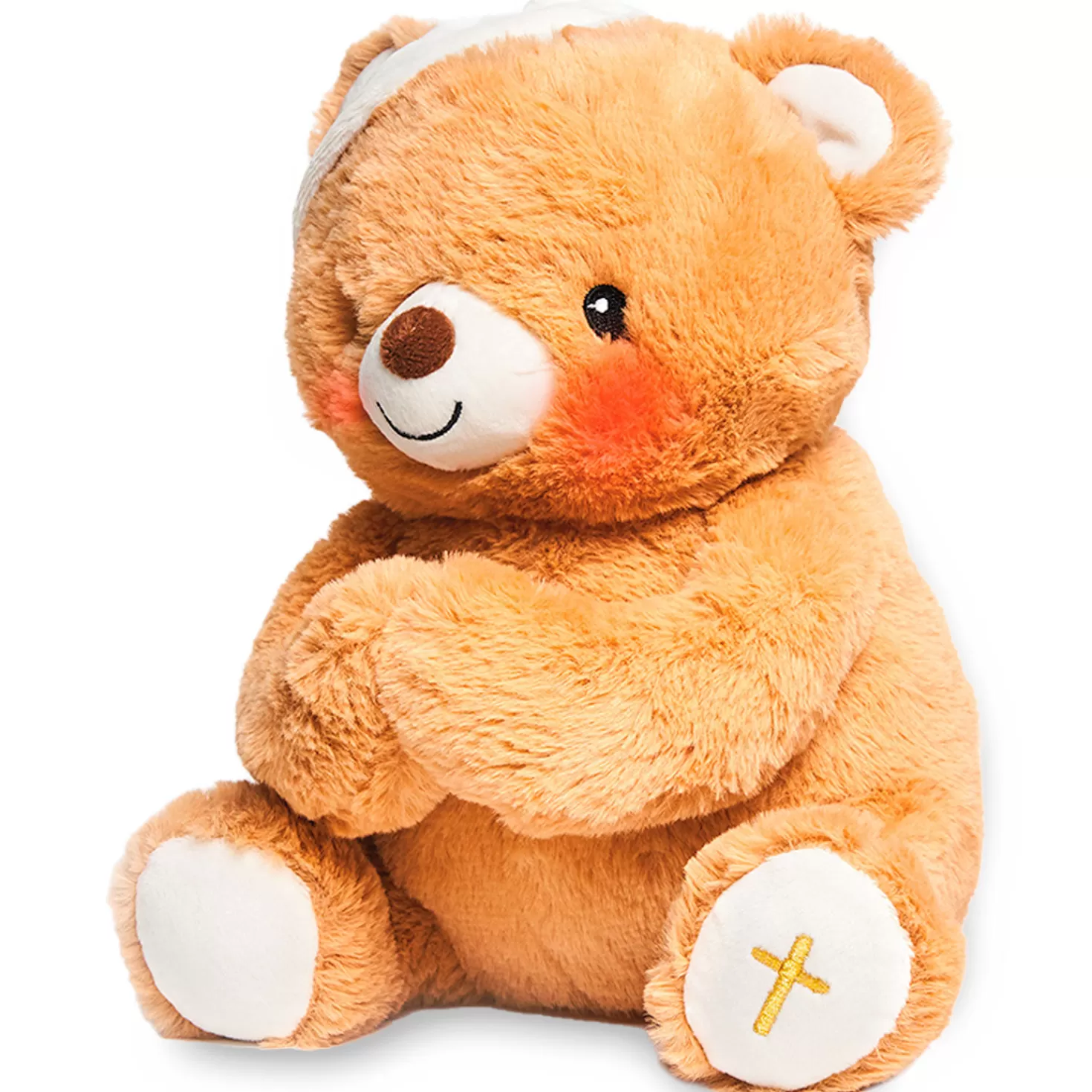 Shop Paws For Prayer Bear Stuffed Animal With Music And Light, 10" H Baptism And Christening