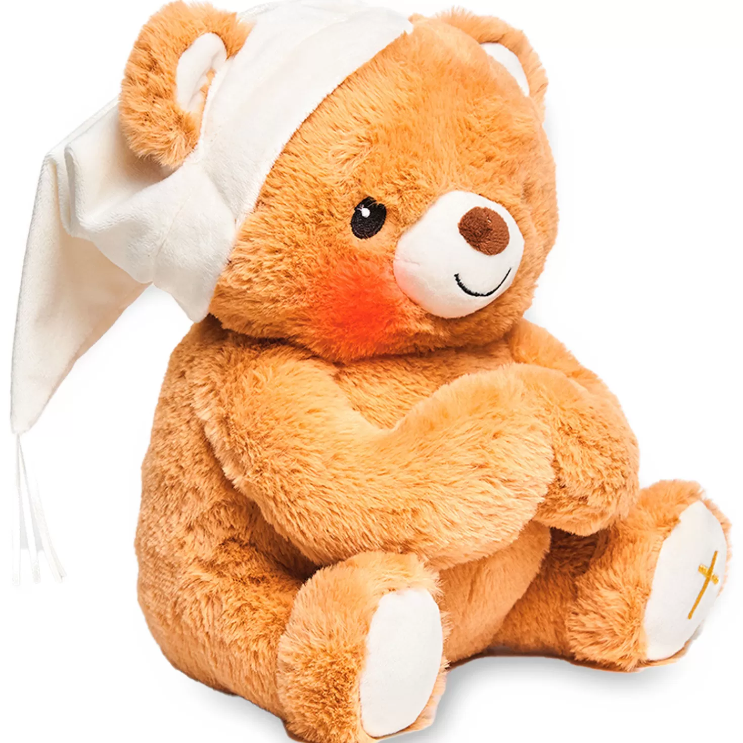 Shop Paws For Prayer Bear Stuffed Animal With Music And Light, 10" H Baptism And Christening