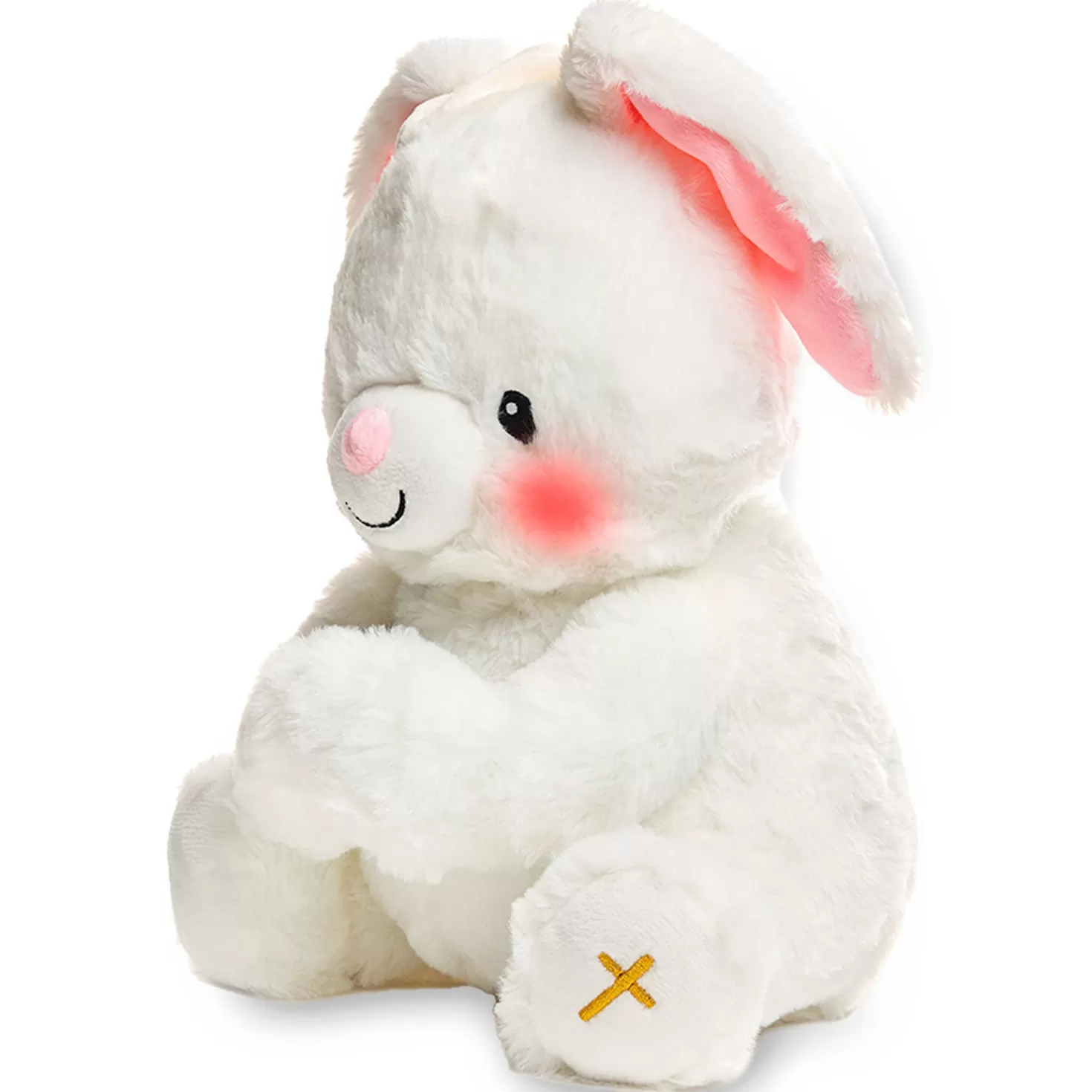 Clearance Paws For Prayer Bunny Stuffed Animal With Music And Light, 10" H Baptism And Christening