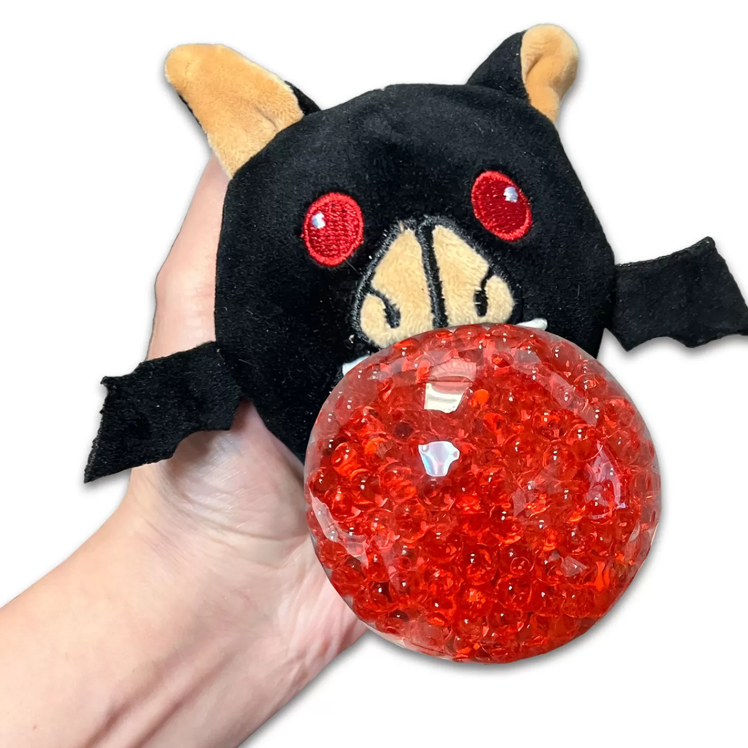 Halloween (10/31)>Hallmark Pbj's Plush Ball Jellies Squeezable Vamp The Vampire