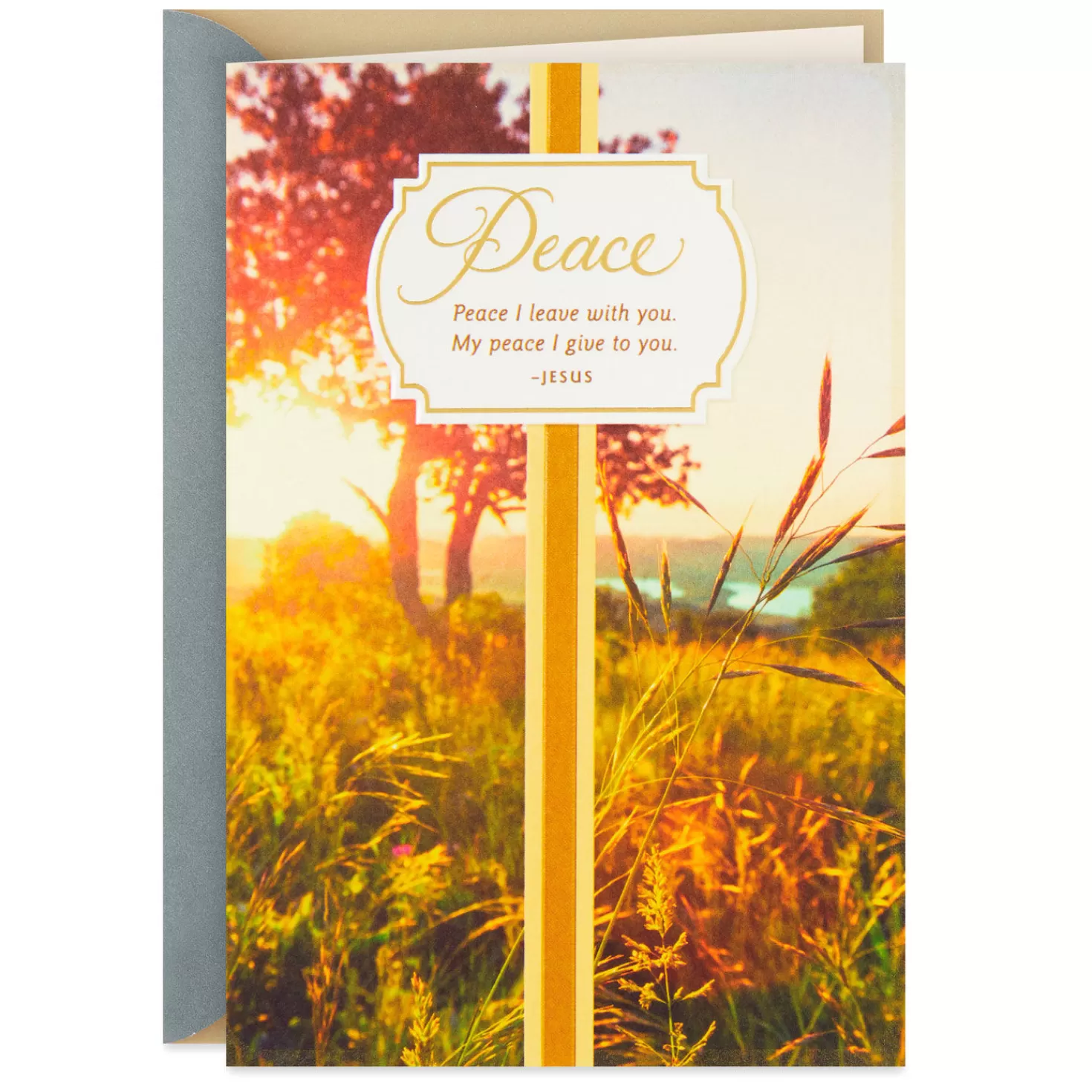 Cheap Peace And Beautiful Sunrise Religious Sympathy Card Sympathy