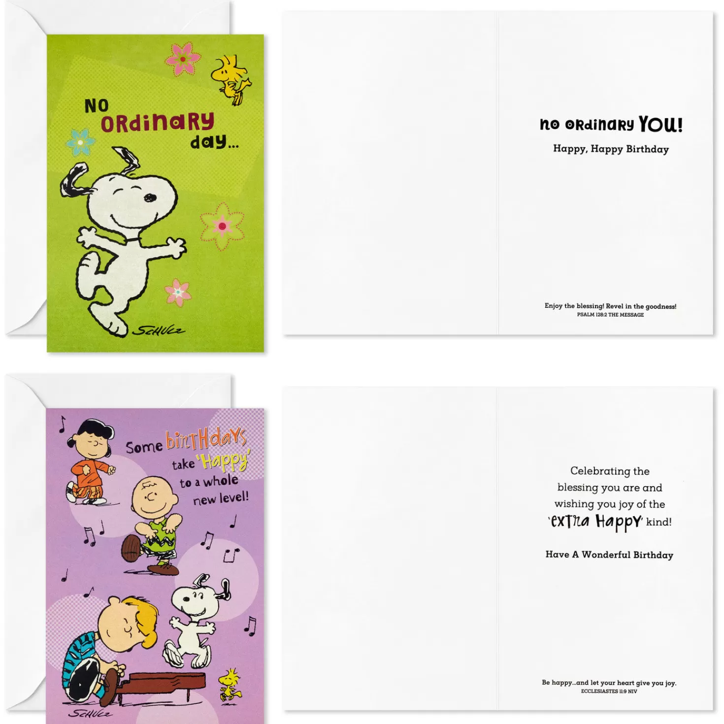 Birthday>Hallmark Peanuts Birthday Blessings Religious Boxed Birthday Cards Assortment, Pack Of 12