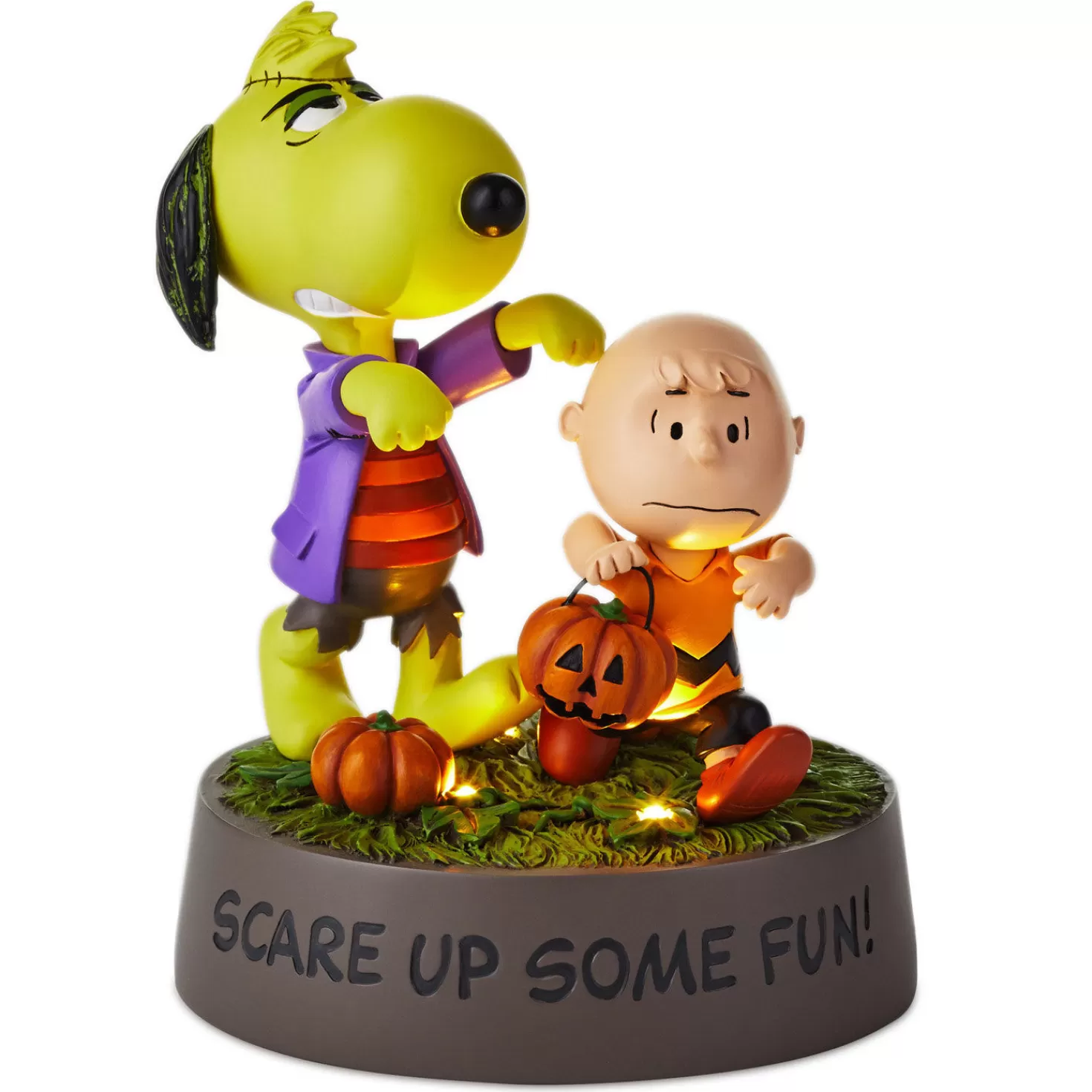 Halloween (10/31)>Hallmark Peanuts® Franken-Snoopy Figurine With Light, 5.25"