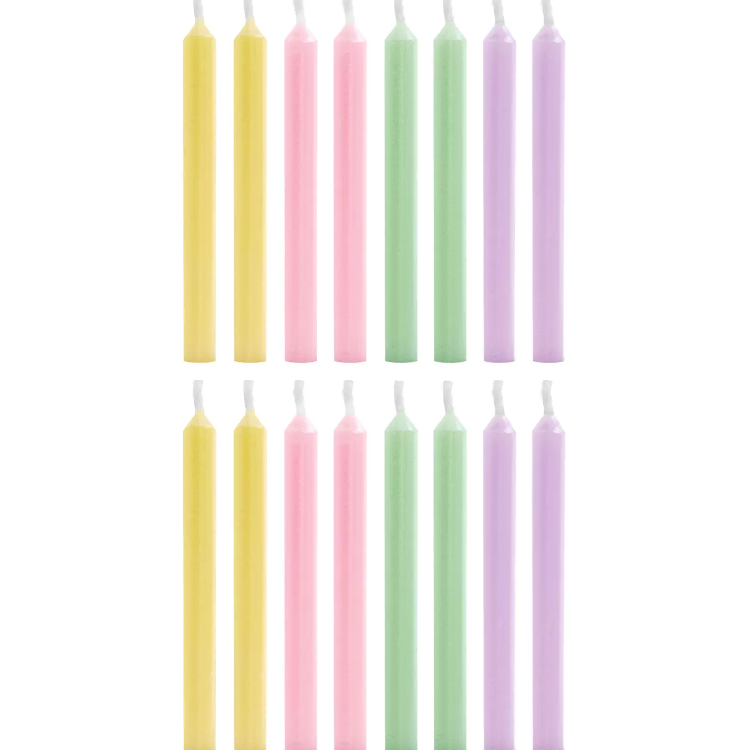 Birthday>Hallmark Pearlized Pastel Birthday Candles, Set Of 16
