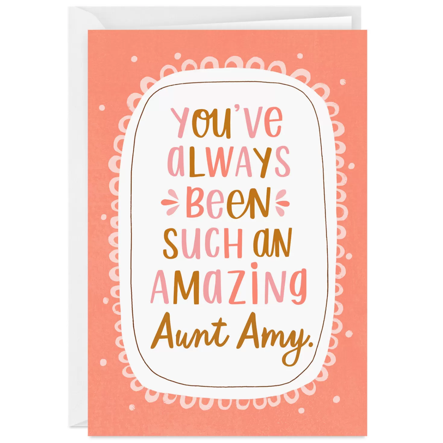 New Personalized Always Amazing You Card Encouragement