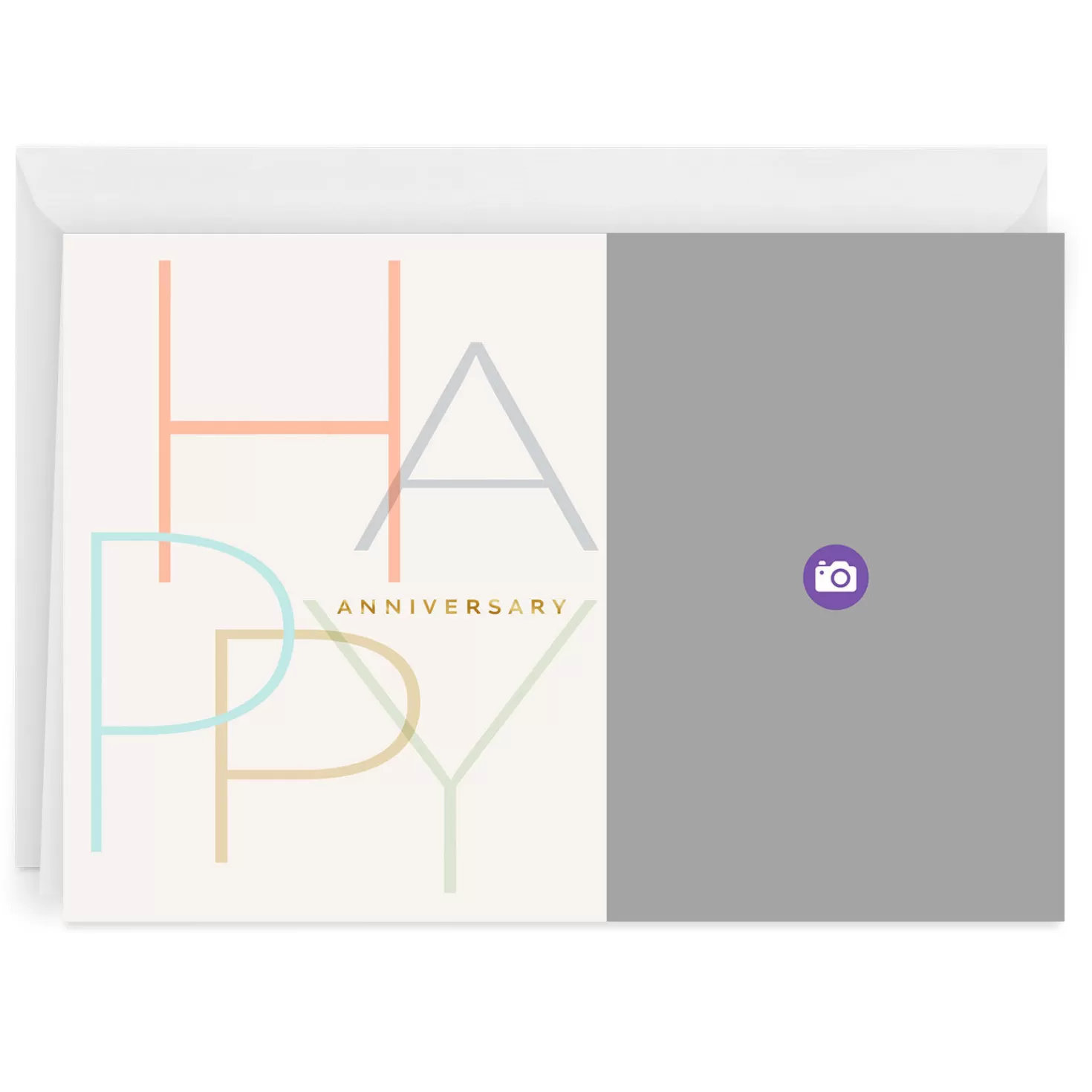 Anniversary>Hallmark Personalized Always There For Each Other Anniversary Photo Card