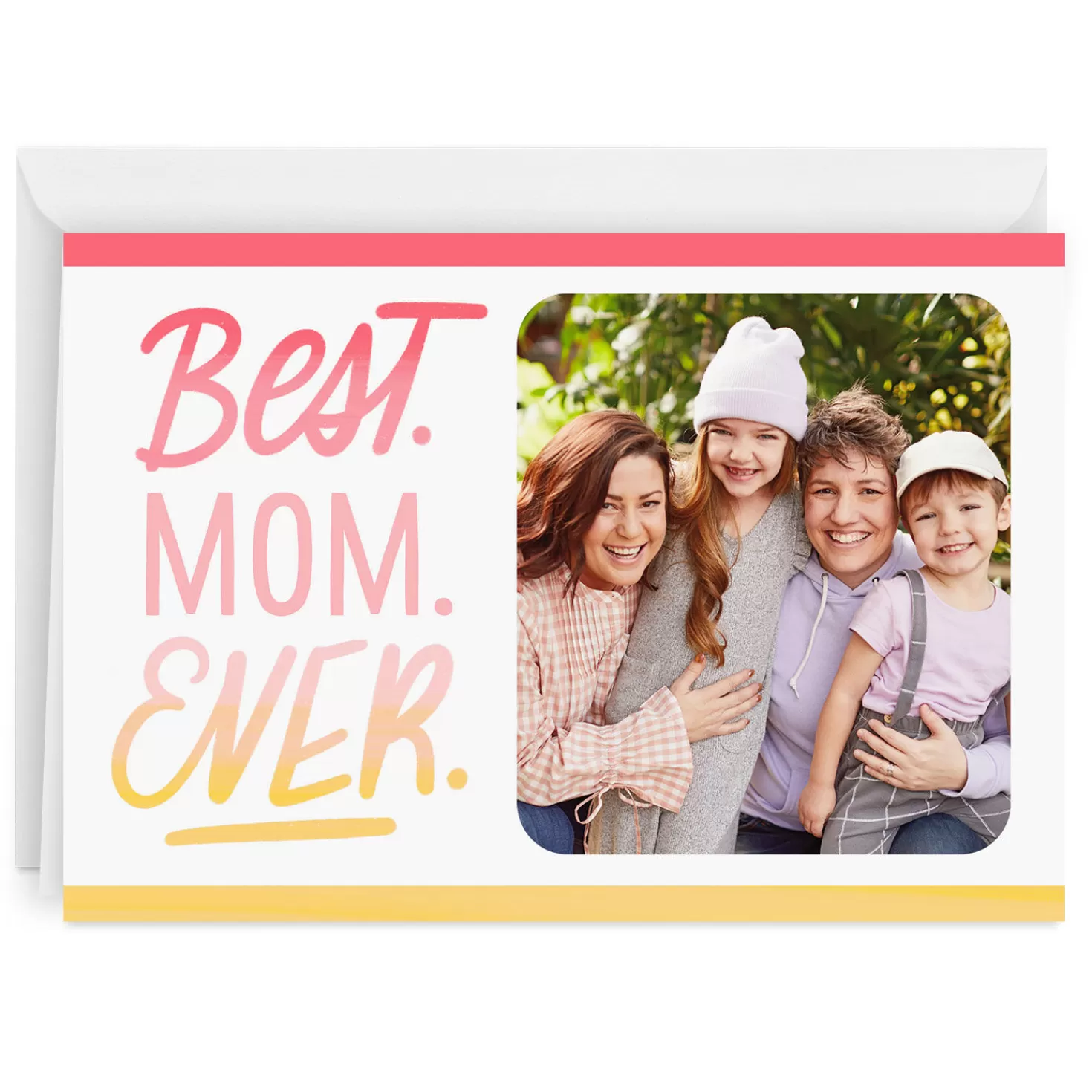 Cheap Personalized Best Person Ever Photo Card Encouragement