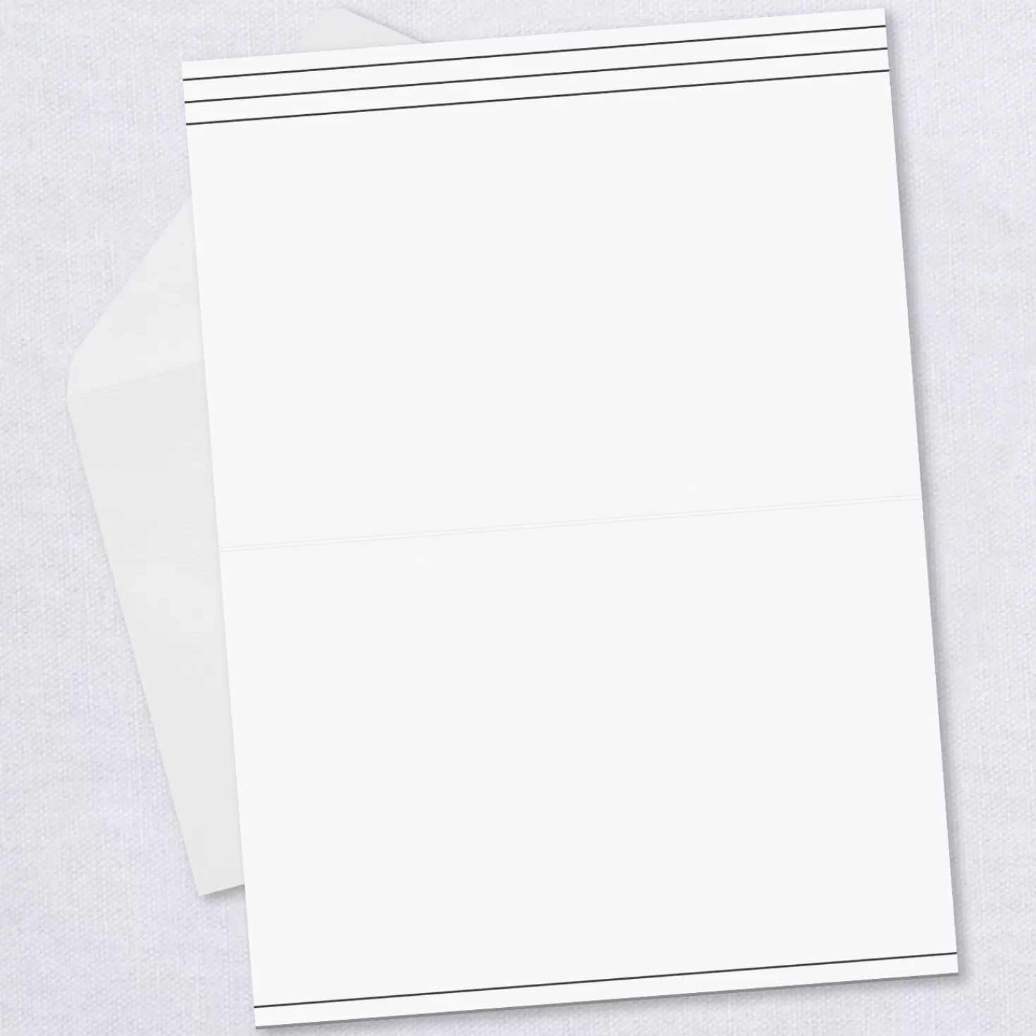 Store Personalized Black Lines On White Photo Card Encouragement