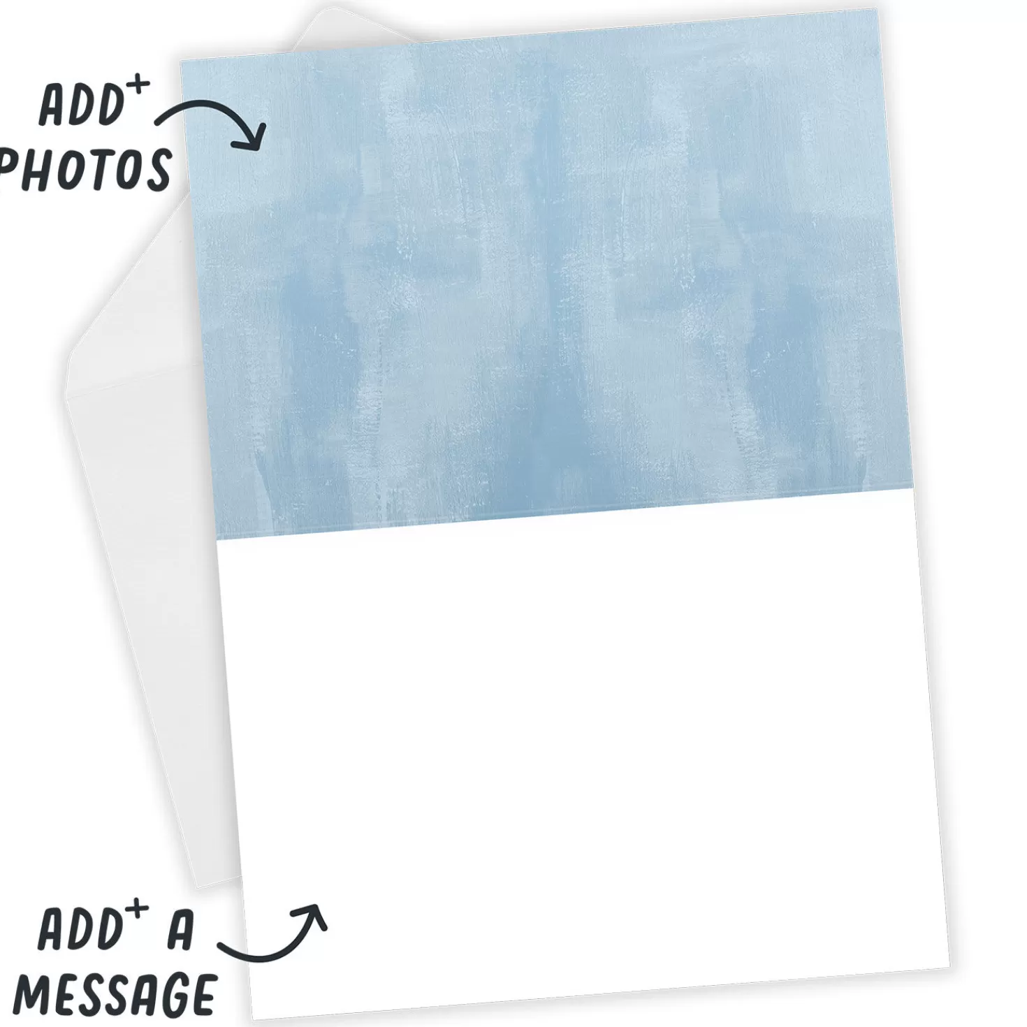 Cheap Personalized Born To Be Loved Blue New Baby Photo Card Congratulations
