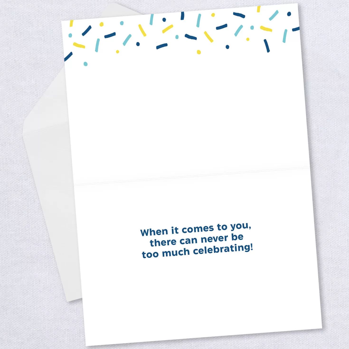 Birthday>Hallmark Personalized Celebration Confetti Birthday Photo Card