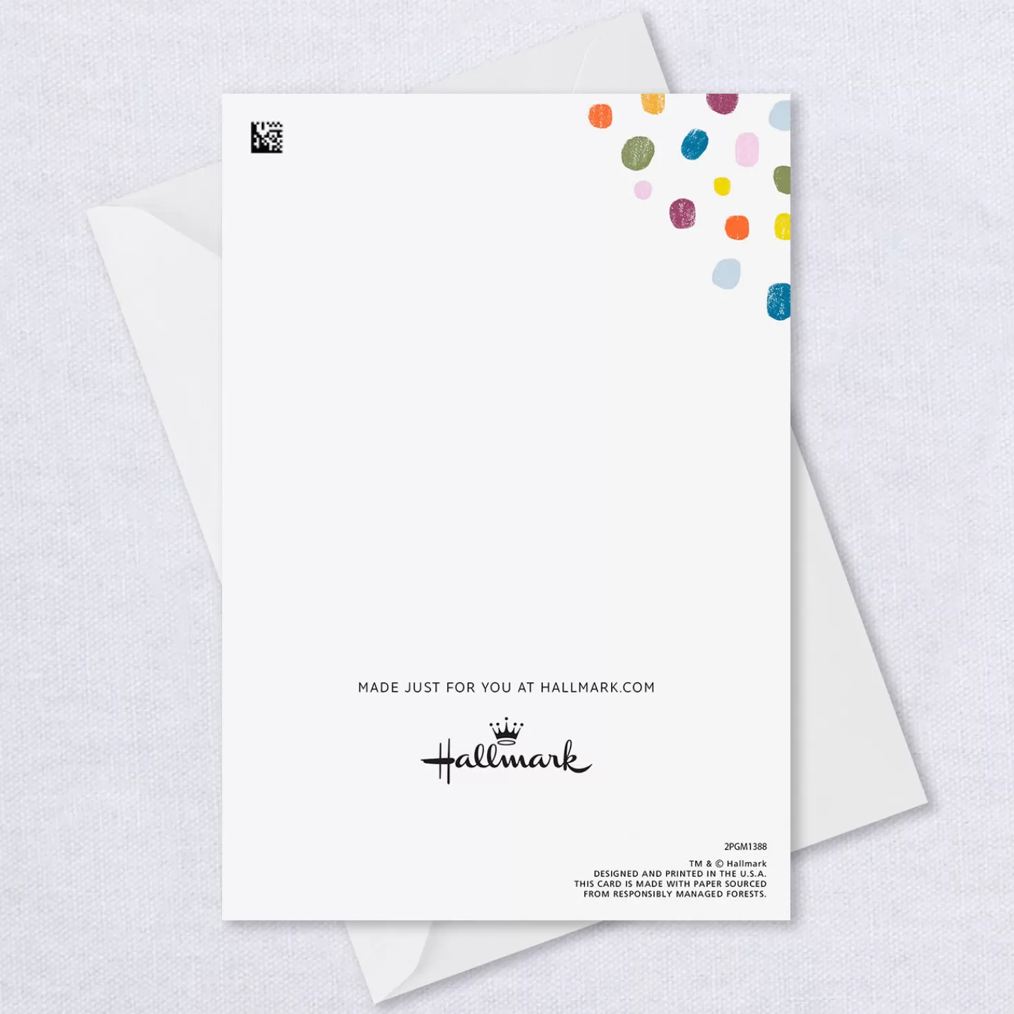 Online Personalized Colorful Confetti Number Milestone Card Encouragement
