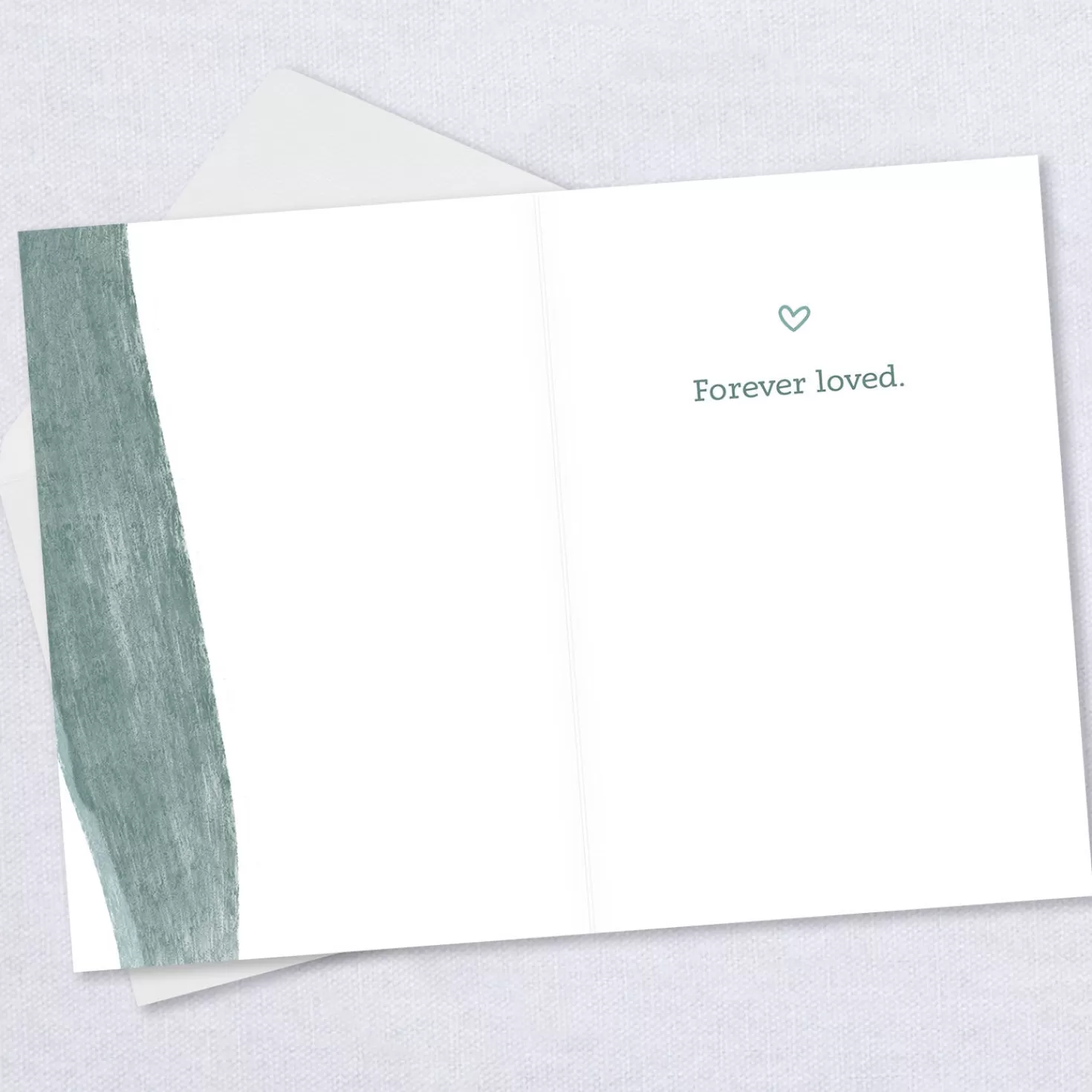 Fashion Personalized Forever Remembered Sympathy Photo Card Sympathy