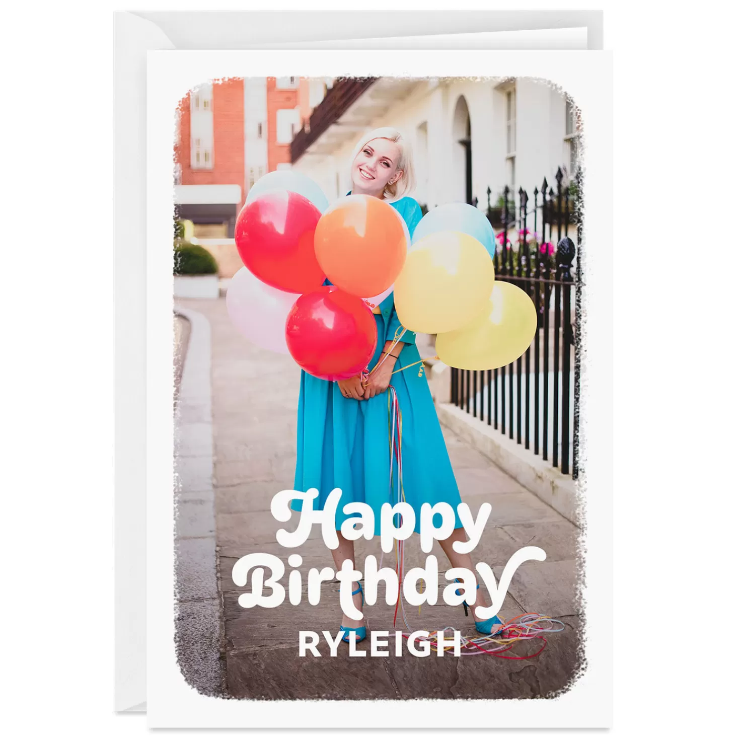Birthday>Hallmark Personalized Full Photo Birthday Photo Card, 5X7 Vertical