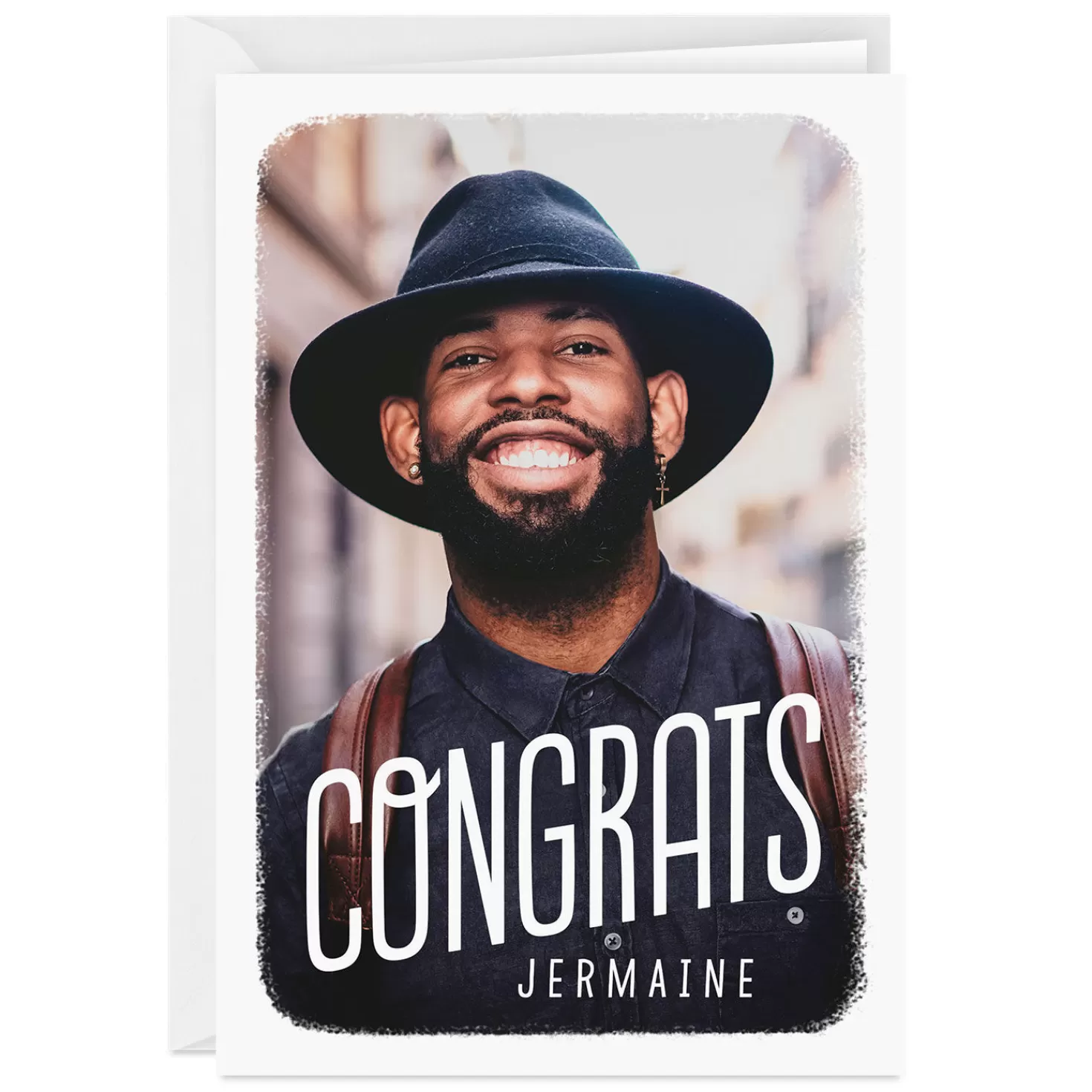 Online Personalized Full Photo Congratulations Photo Card Graduation