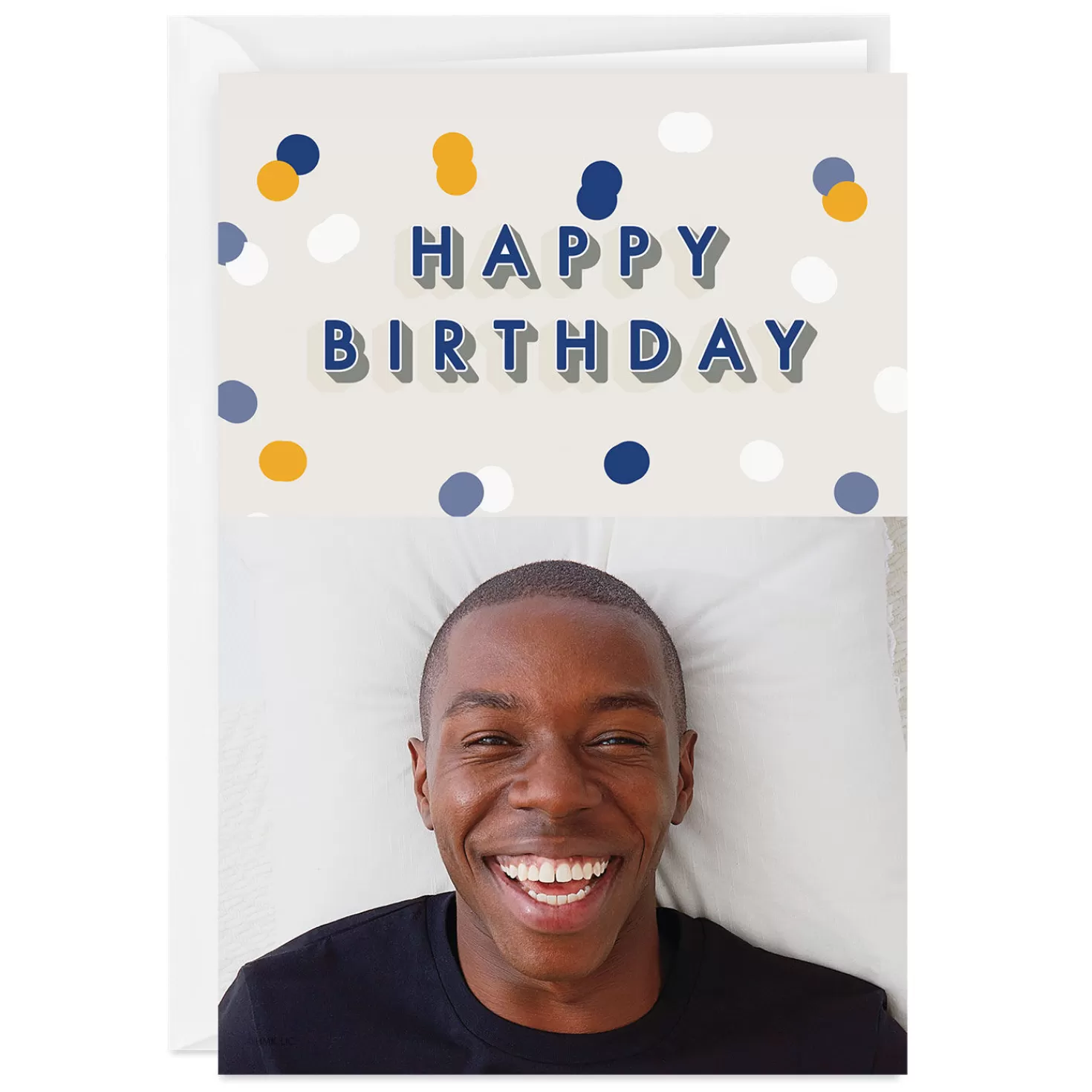 Birthday>Hallmark Personalized Happy Birthday Confetti Photo Card