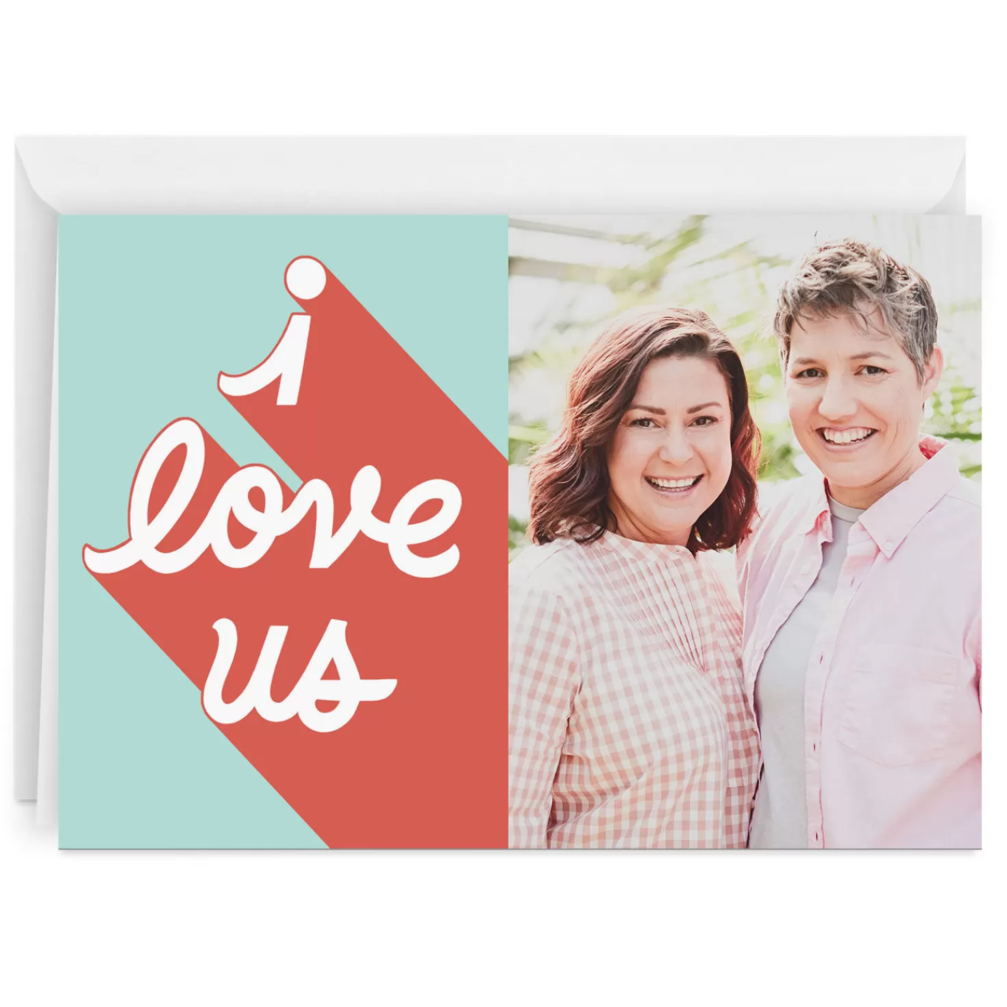 Anniversary>Hallmark Personalized I Love Us Love Photo Card