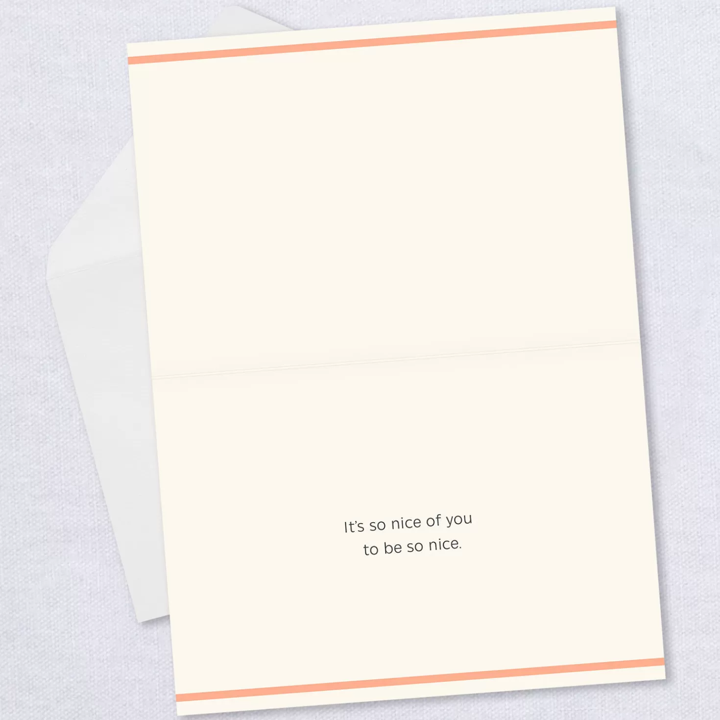Best Sale Personalized Nice Of You To Be So Nice Thank-You Photo Card Thank You