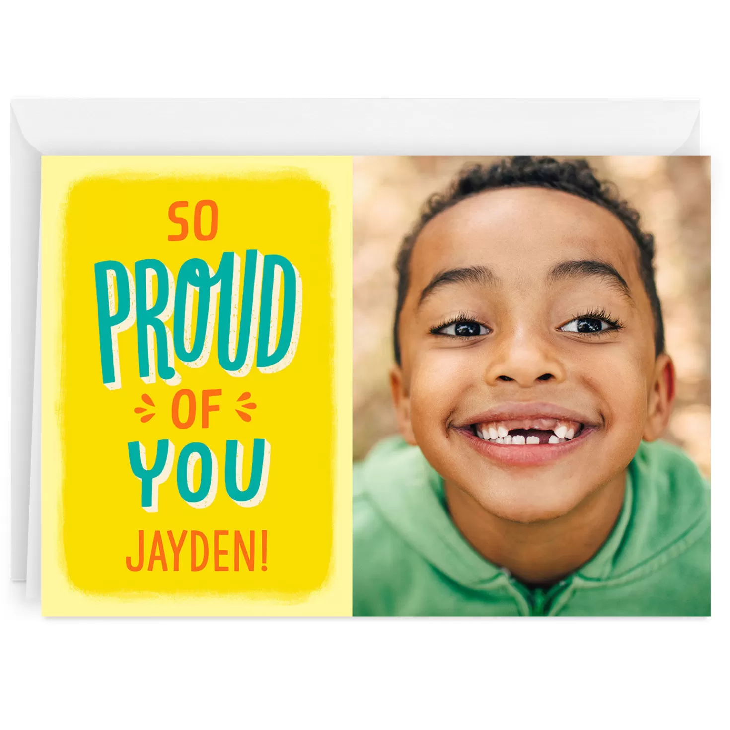 Cheap Personalized So Proud Of You Photo Card Back To School