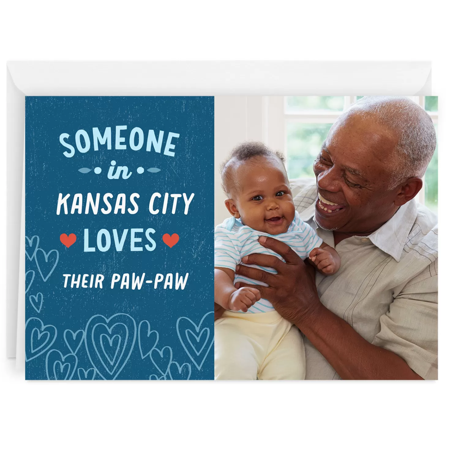 Discount Personalized Someone In (Blank) Loves You Photo Card Baby