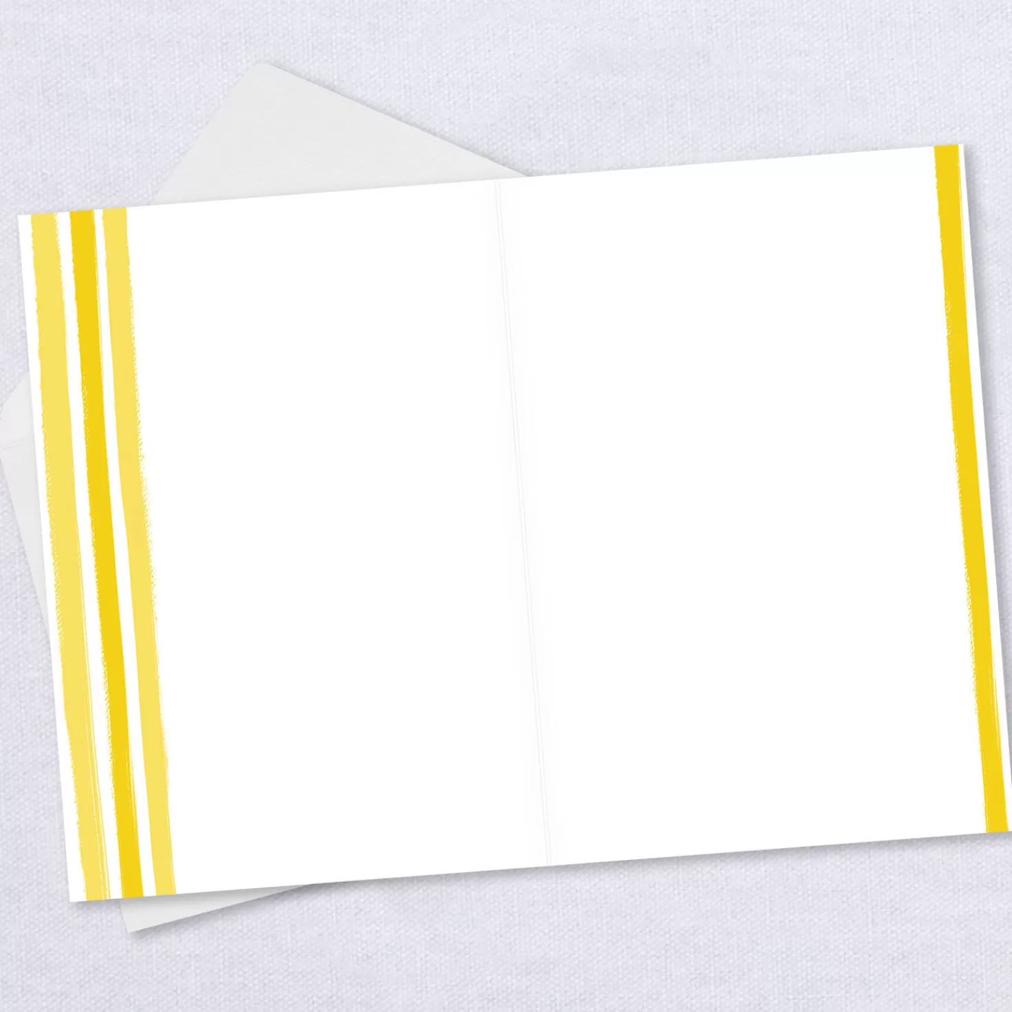 Store Personalized White Outline Photo Card Thank You