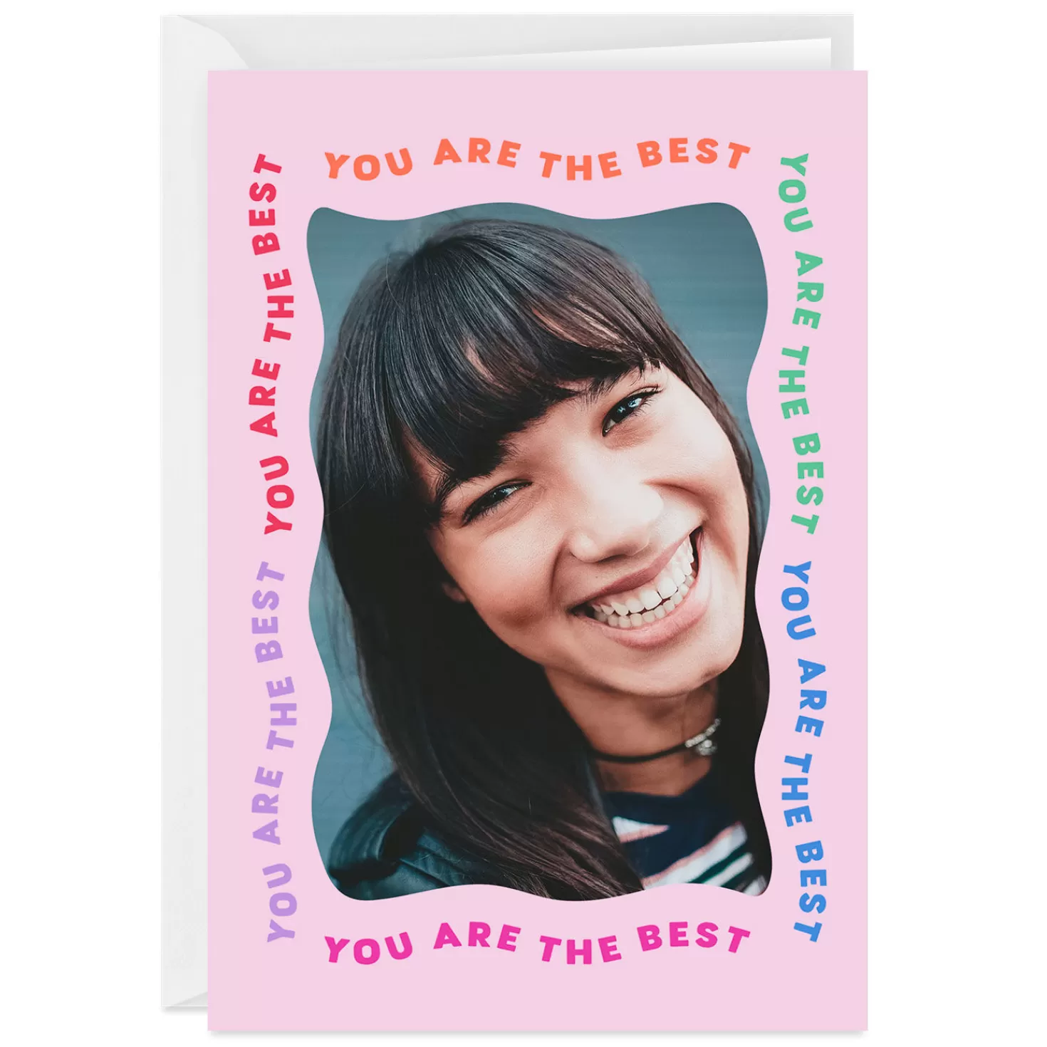 Best Sale Personalized You'Re The Best Frame Photo Card Encouragement