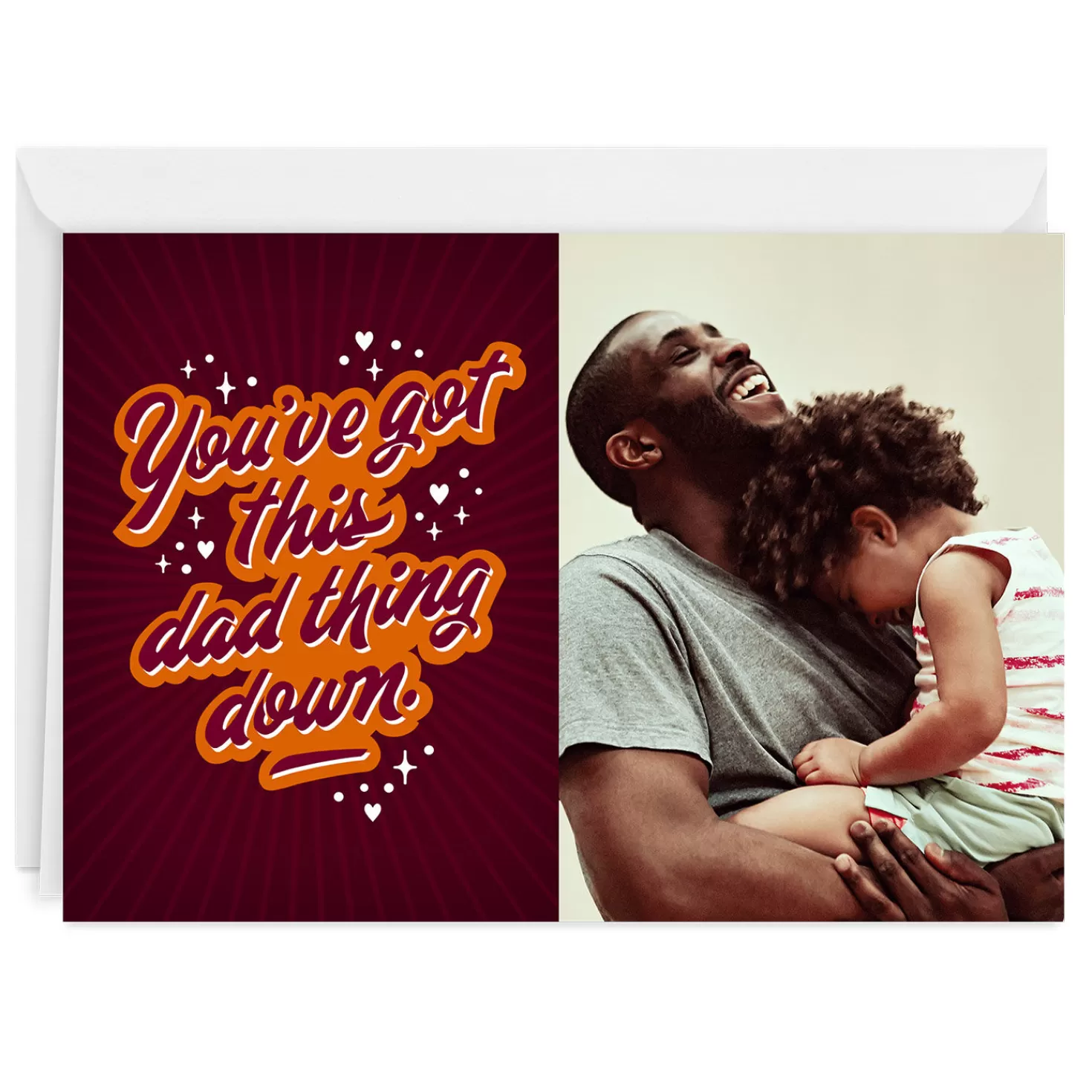 Best Personalized You'Ve Got This Dad Thing Down Photo Card Encouragement