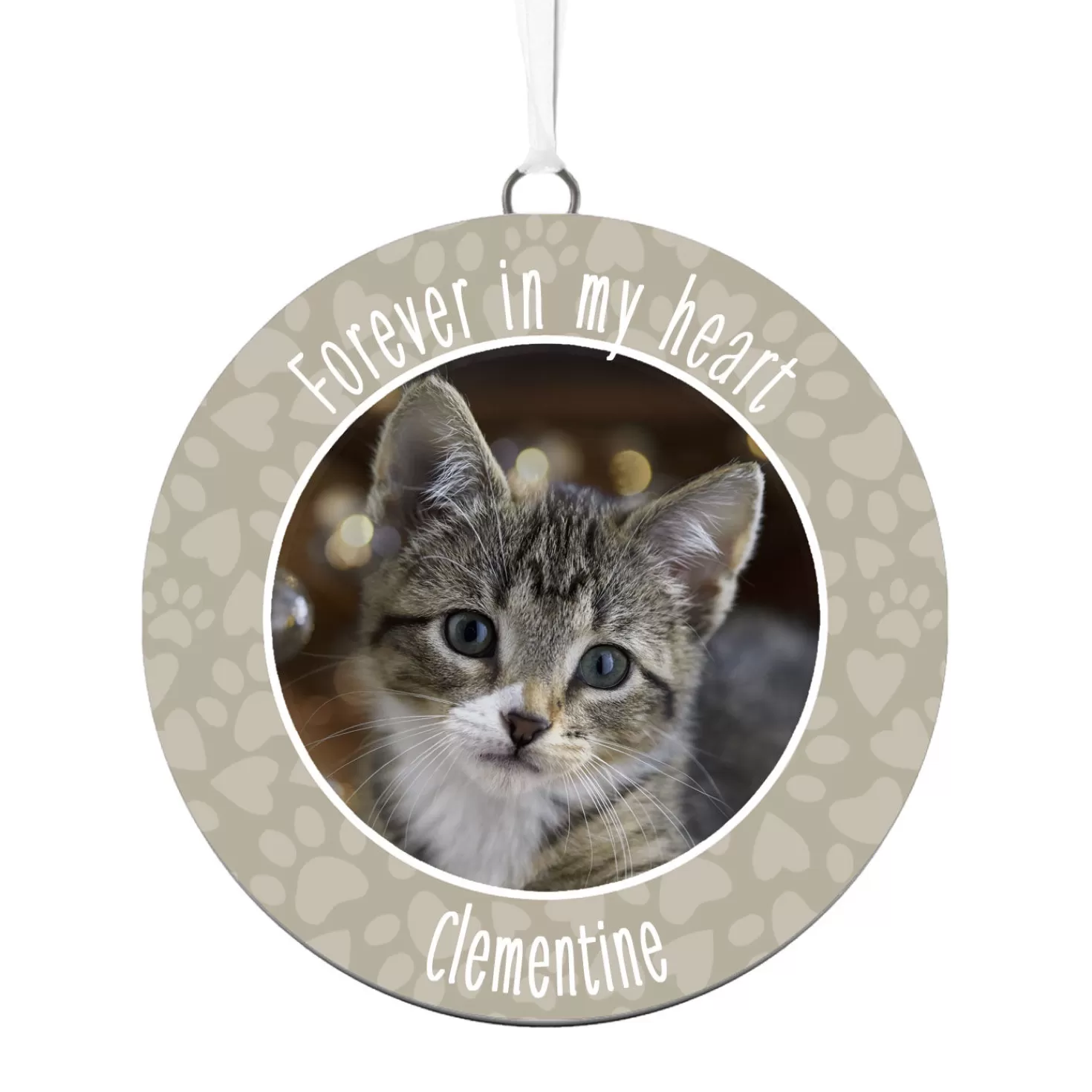 Flash Sale Pet Memorial Personalized Text And Photo Ceramic Ornament Sympathy