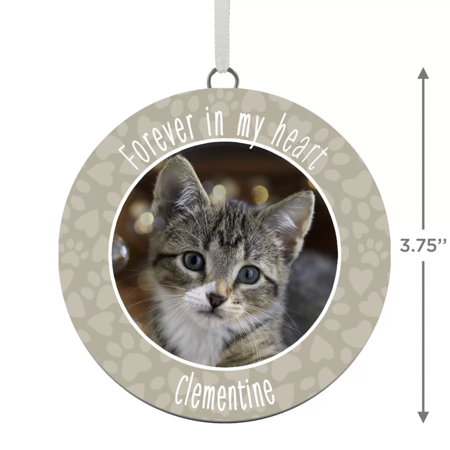 Flash Sale Pet Memorial Personalized Text And Photo Ceramic Ornament Sympathy