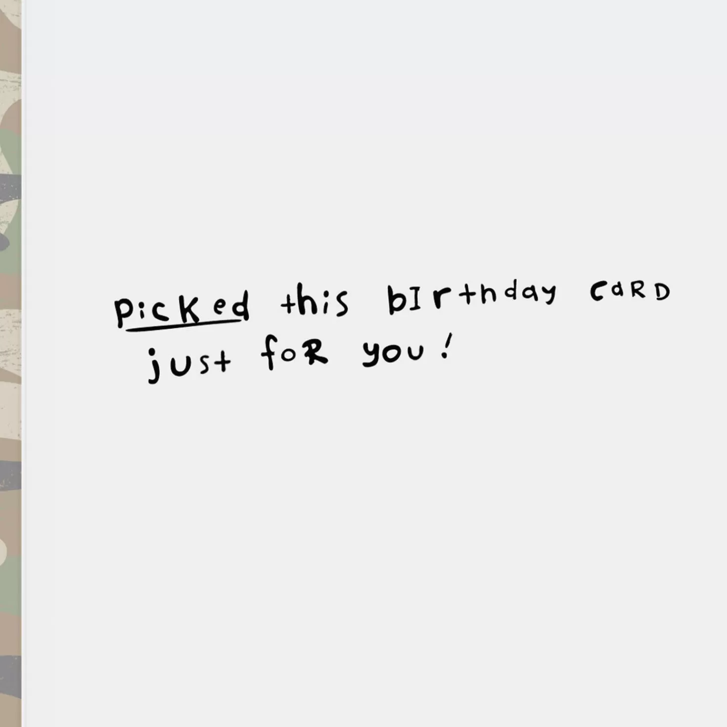 Birthday>Hallmark Picked Just For You Gross Funny Birthday Card