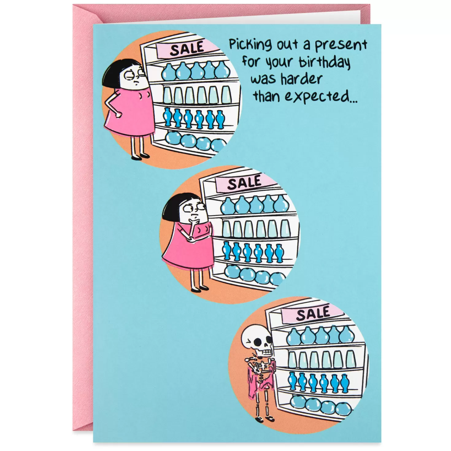 Birthday>Hallmark Picking Out Your Present Funny Birthday Card