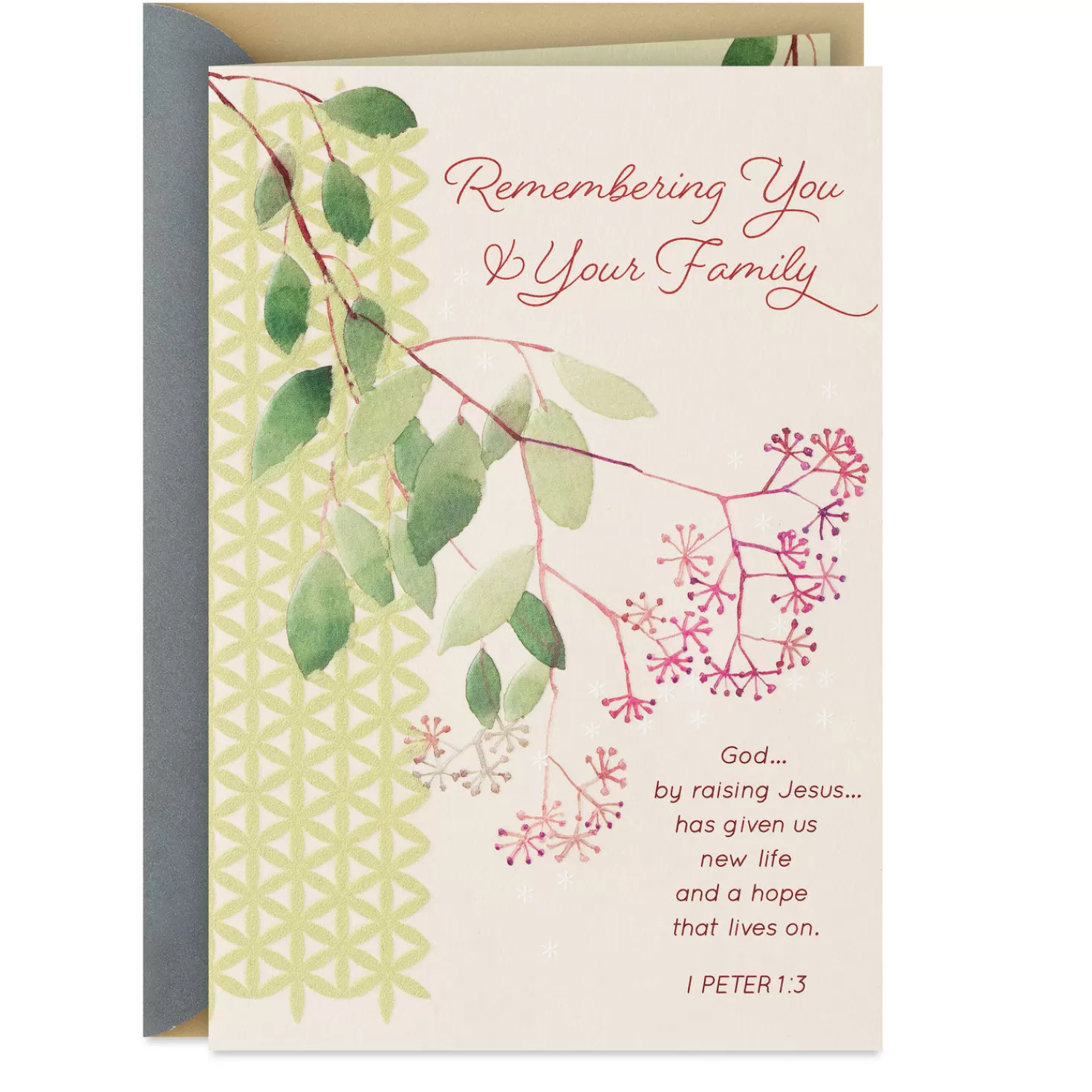 Cheap Prayers For You And Your Family Religious Sympathy Card Sympathy