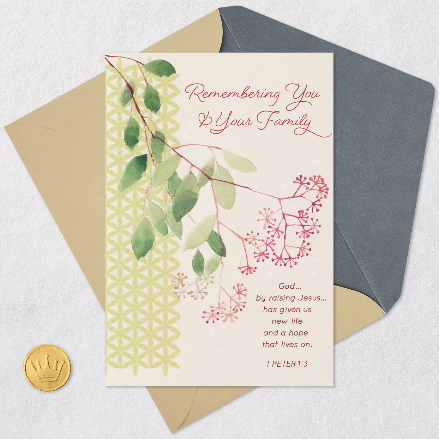 Cheap Prayers For You And Your Family Religious Sympathy Card Sympathy