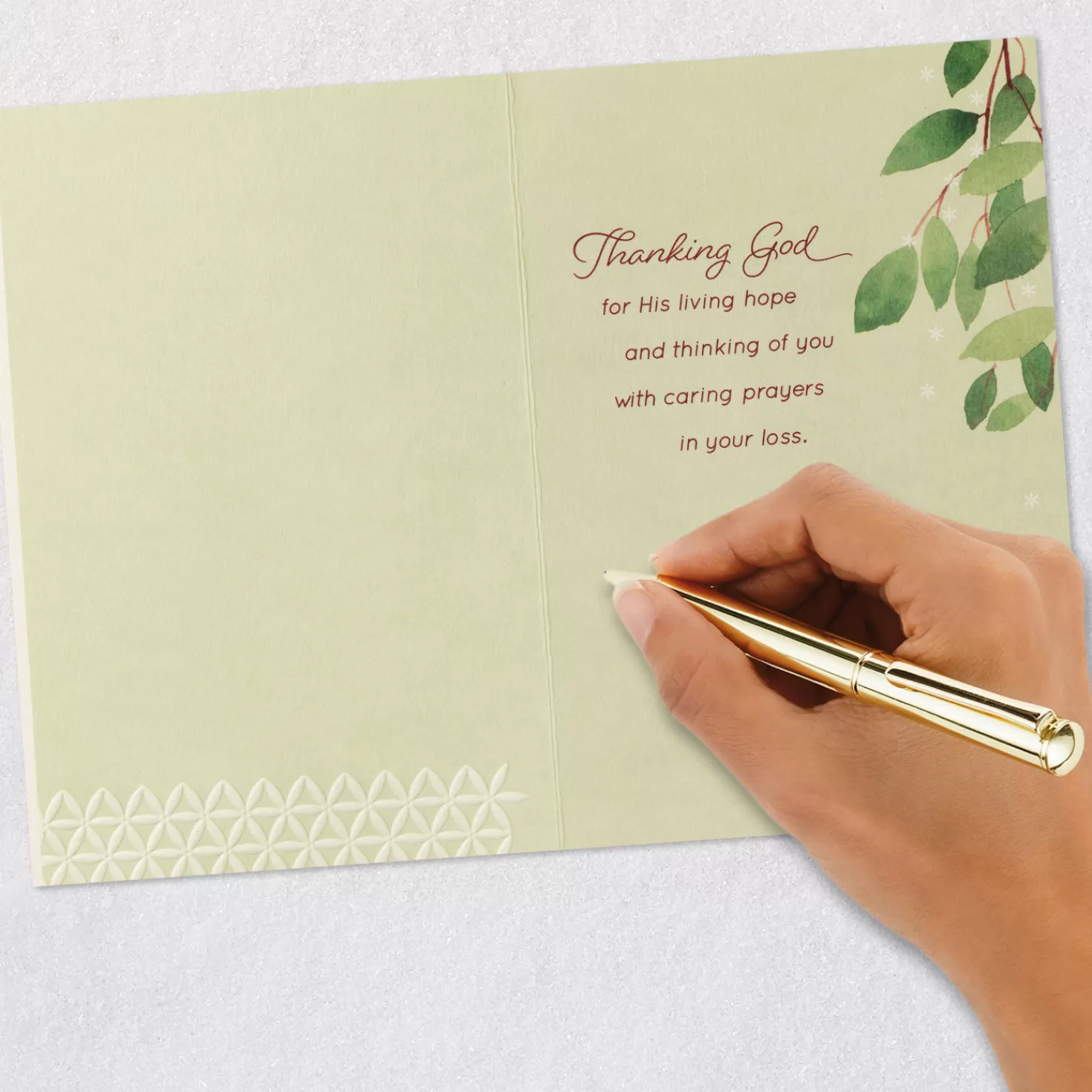 Cheap Prayers For You And Your Family Religious Sympathy Card Sympathy