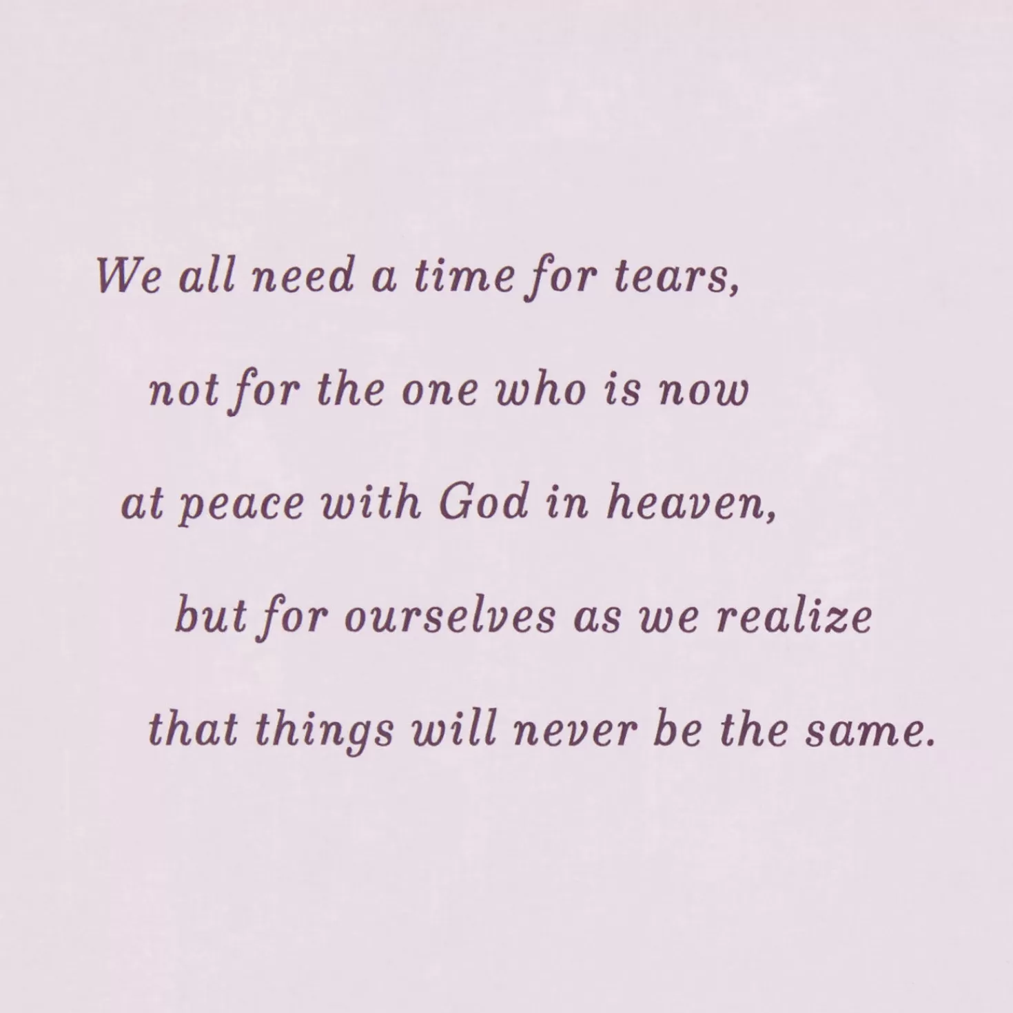 Best Sale Praying God's Peace Religious Sympathy Card Sympathy